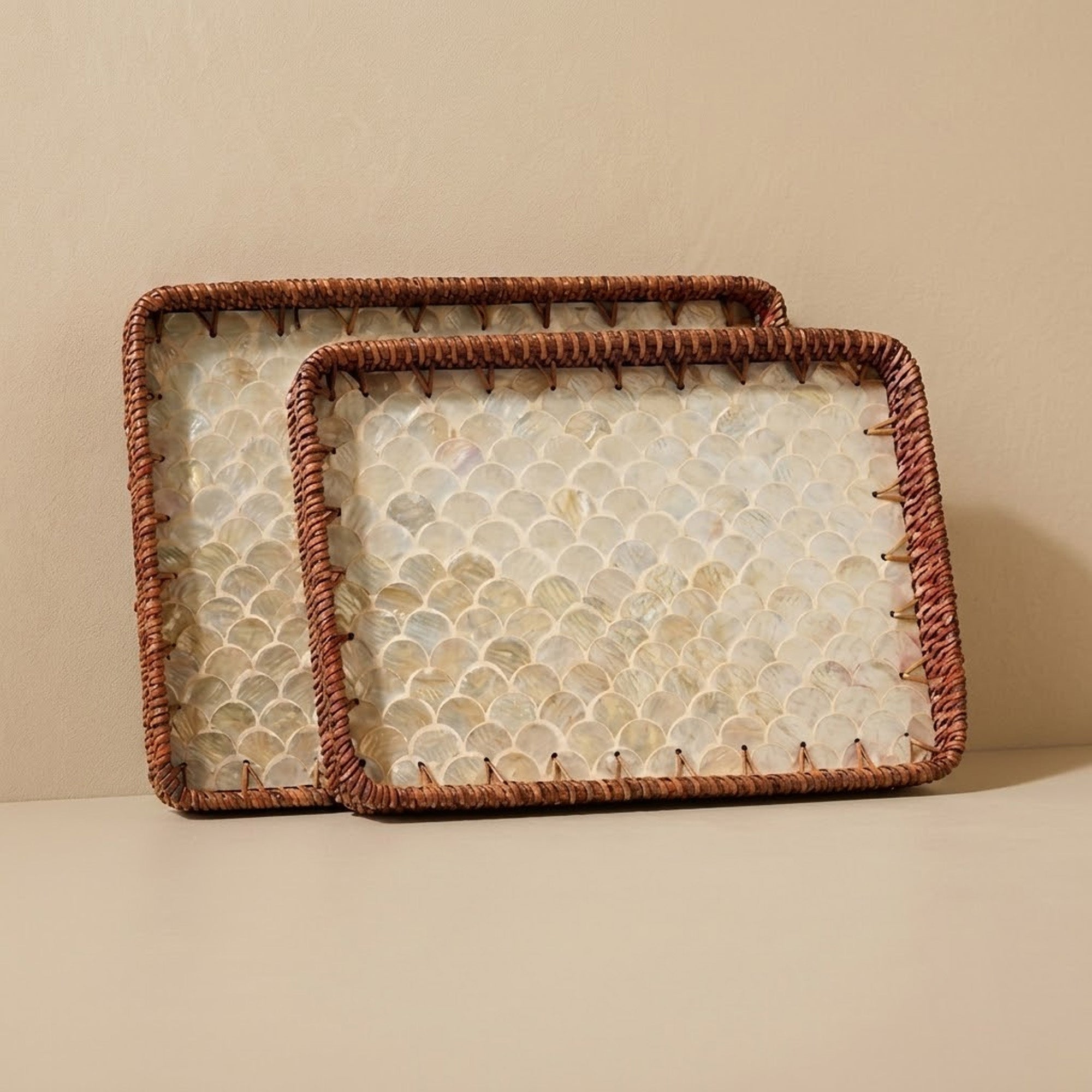 Rattan trays - Shore - oddpod