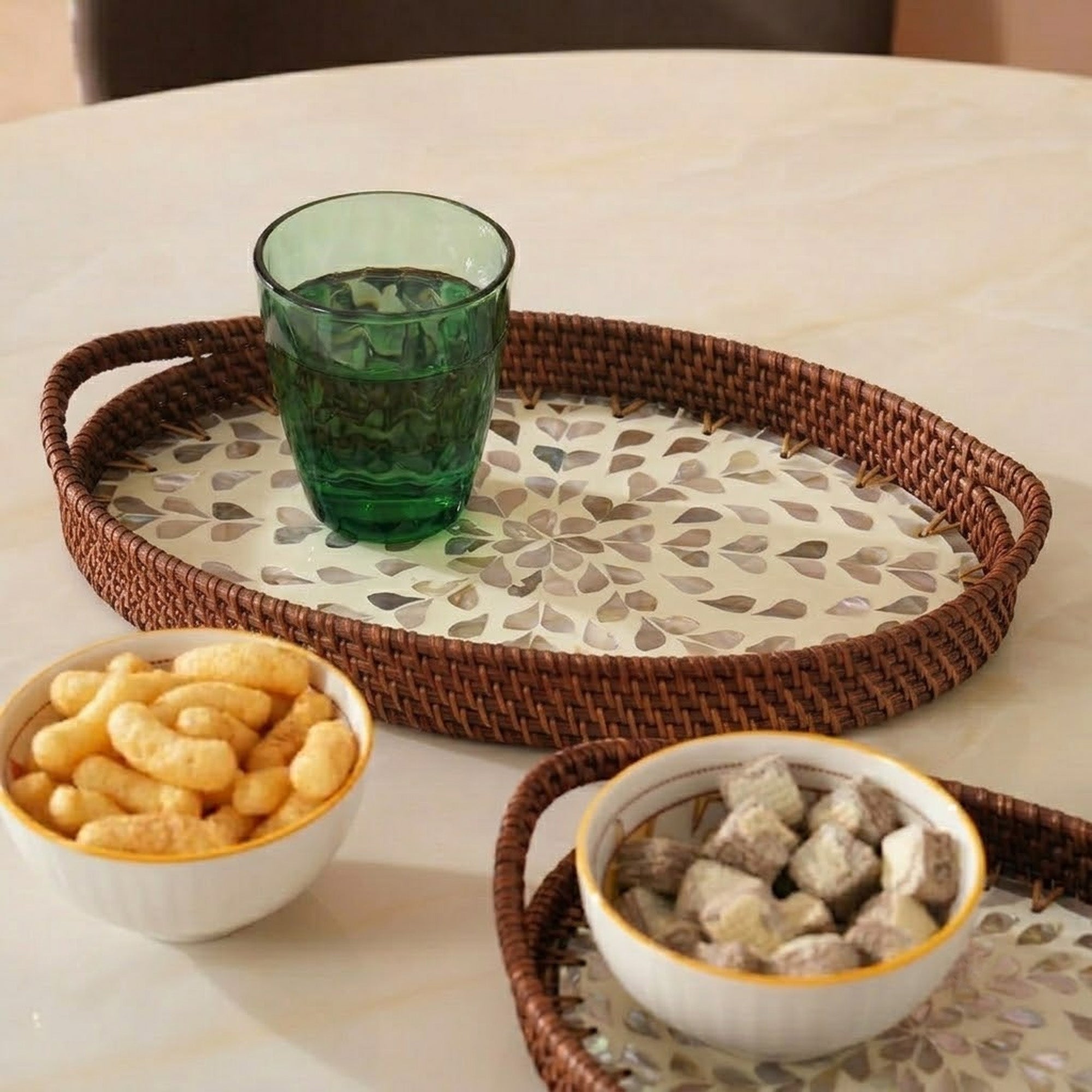 Rattan trays - Spring - oddpod