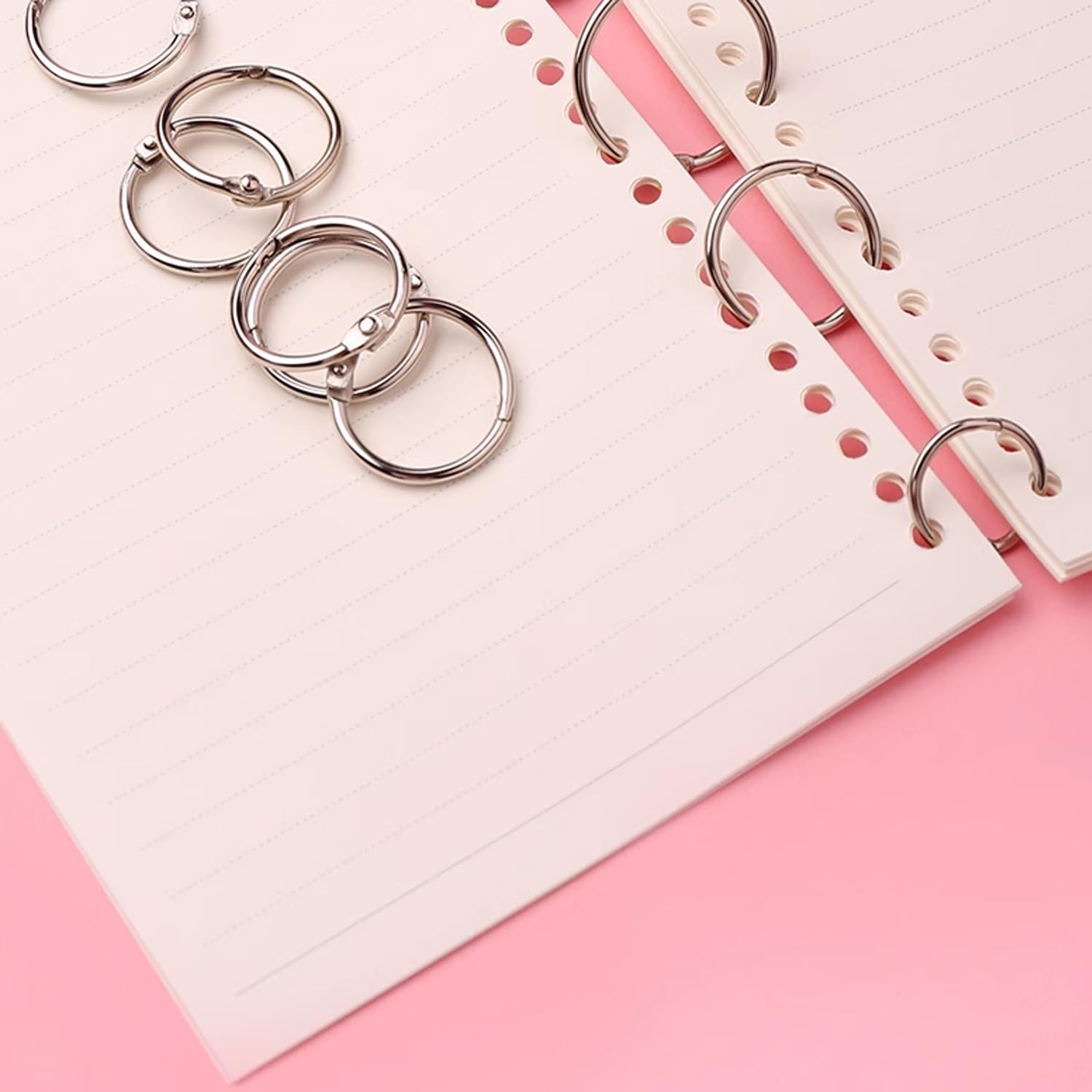 32mm Book Rings - Silver