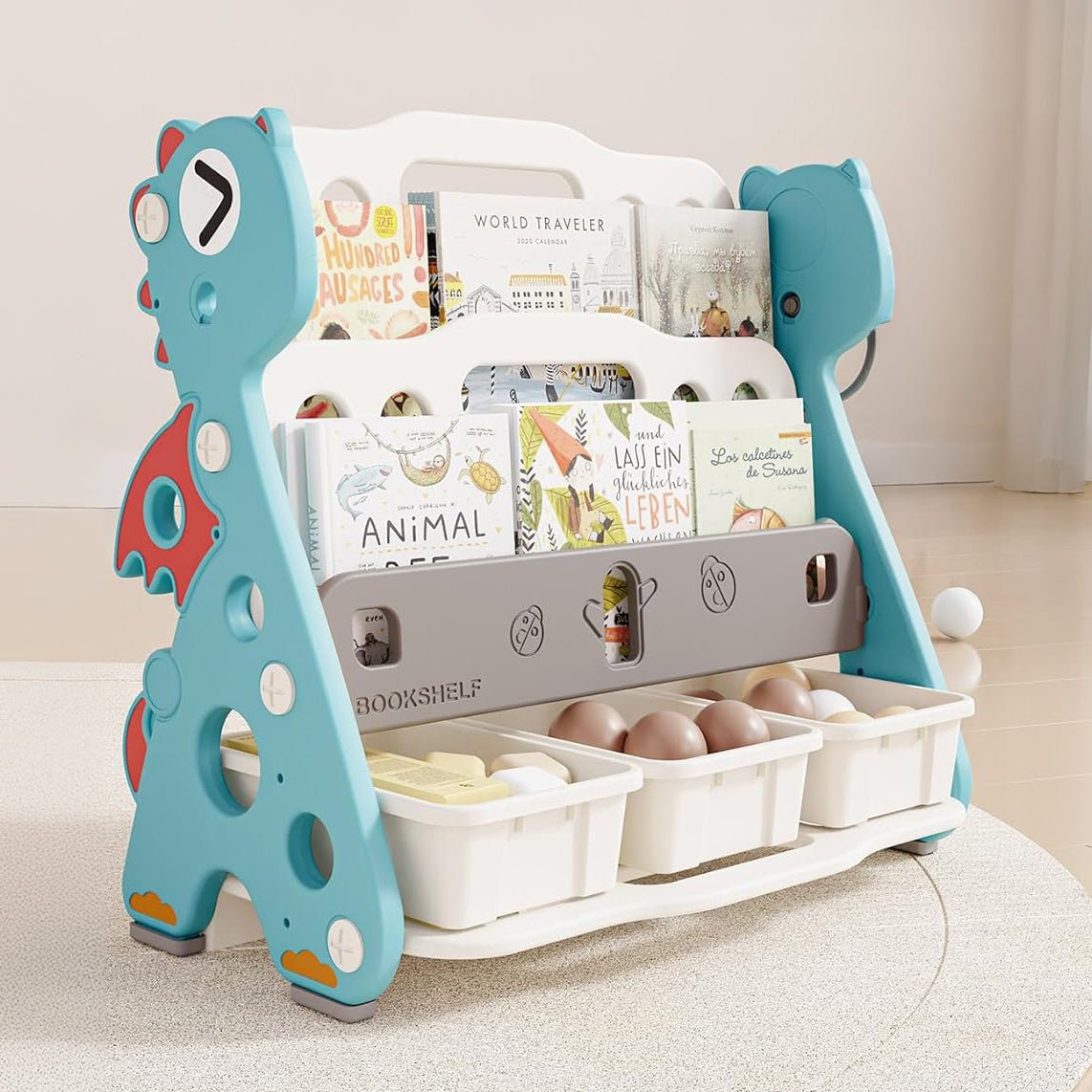Dragon Book Rack - oddpod