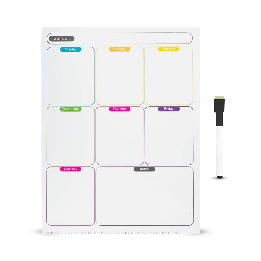 Magnetic Weekly Planner - A4 / A3 - oddpod