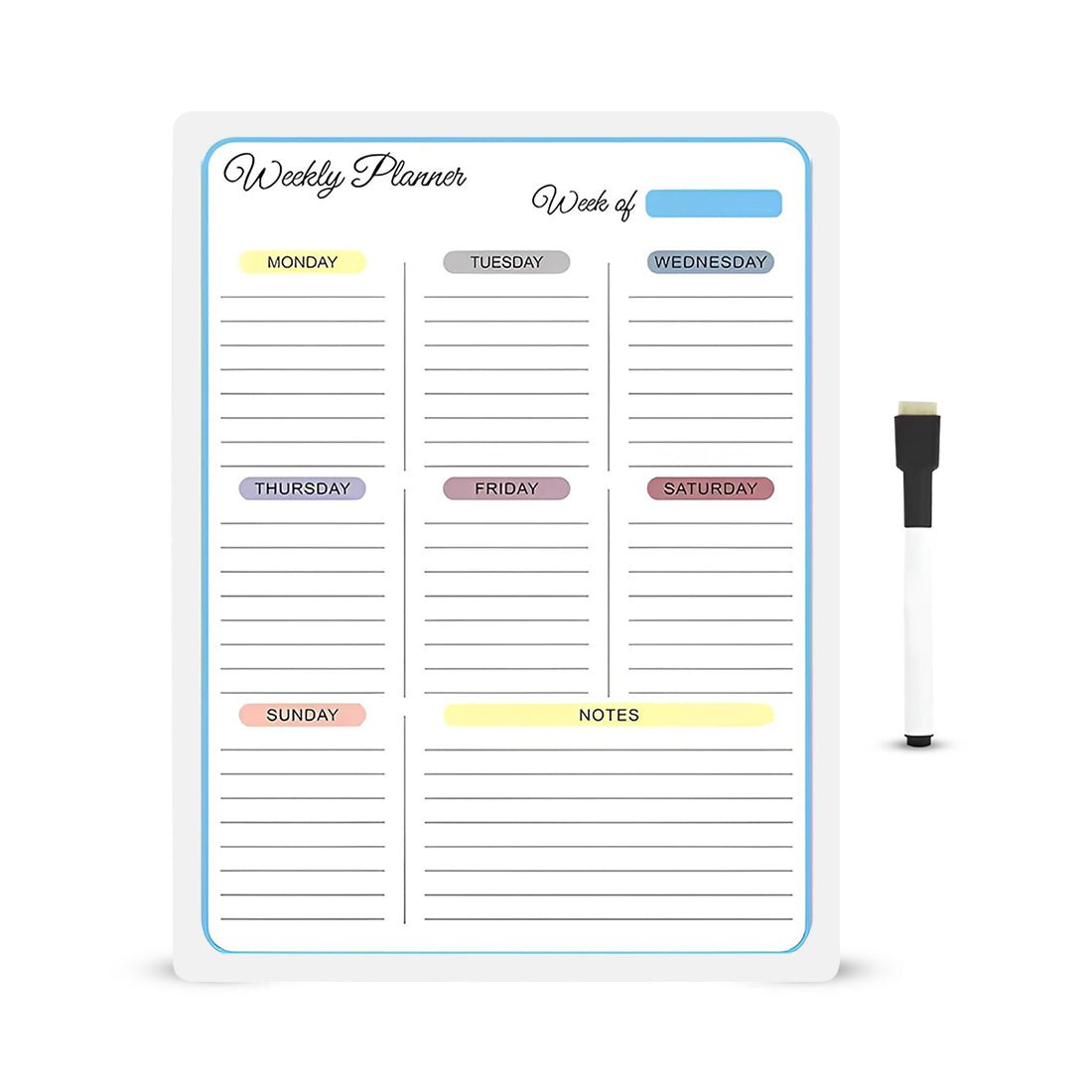 Magnetic Weekly Planner - A4 - oddpod