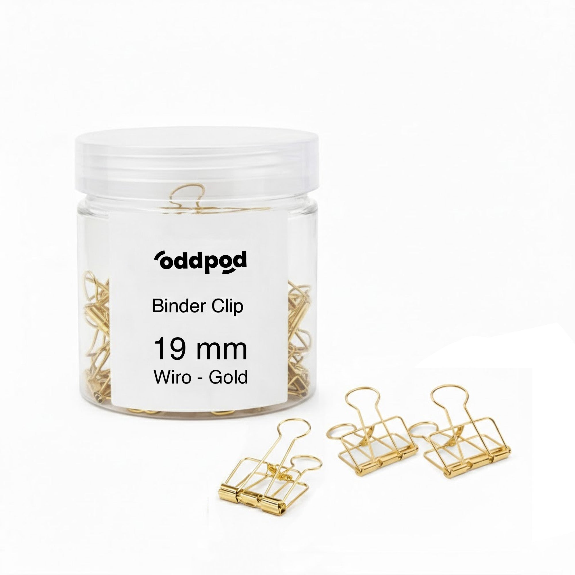 Wiro Binder Clips - Gold