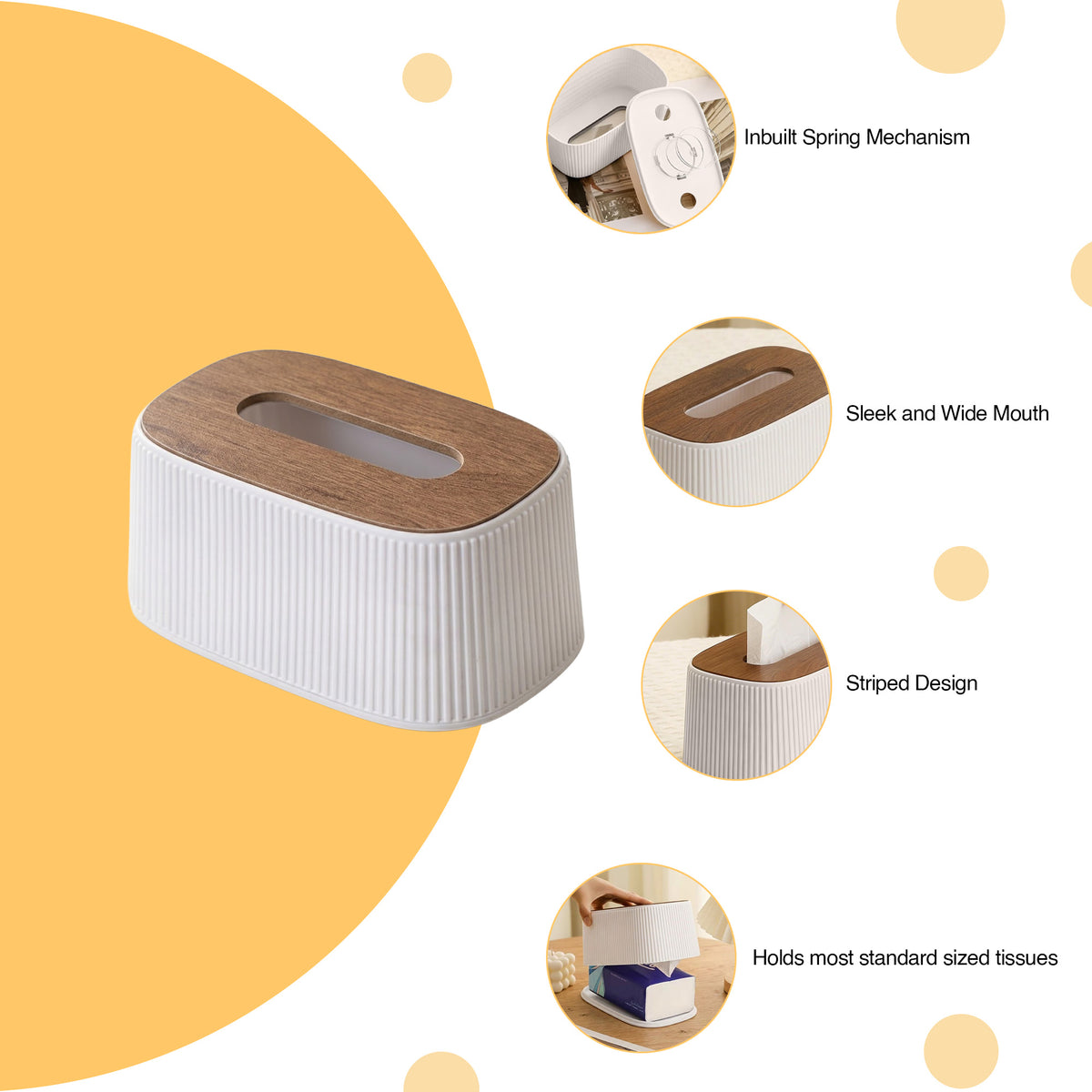 Pleat Tissue Holder - oddpod