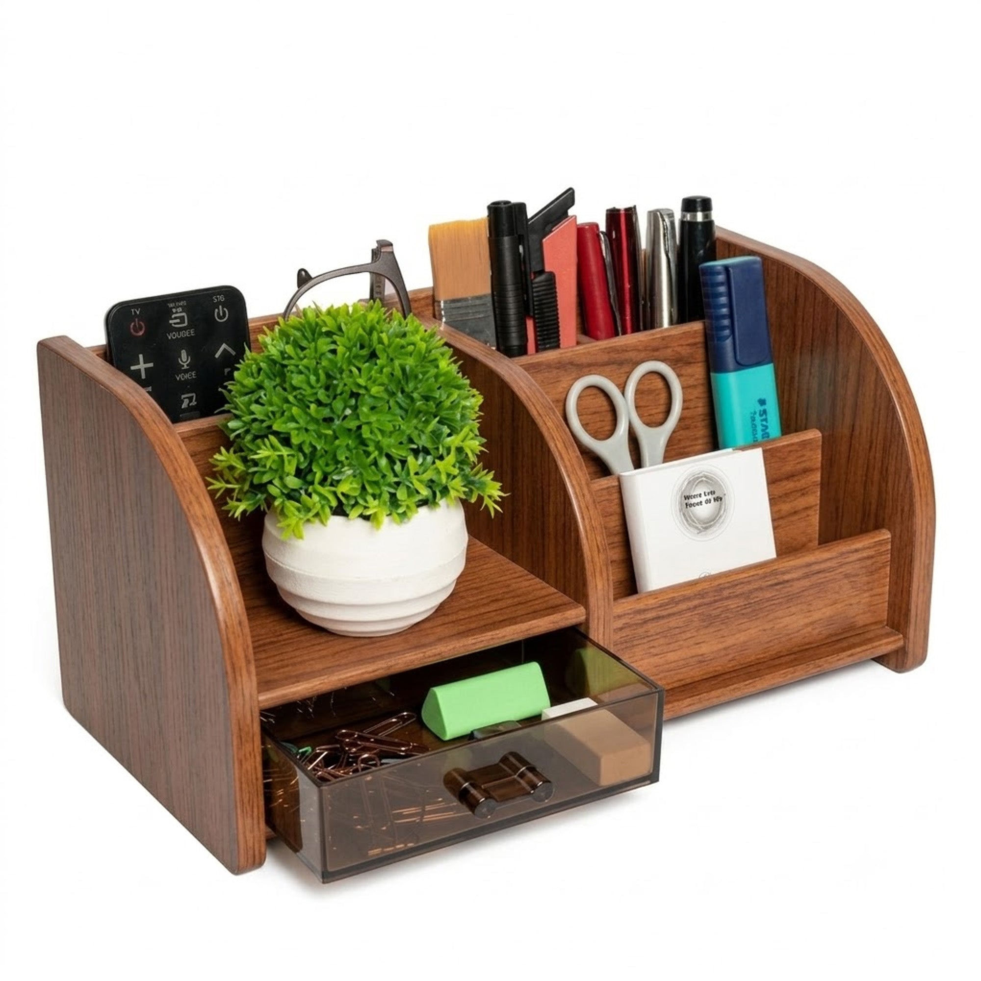 Premium Wooden Pen Stand