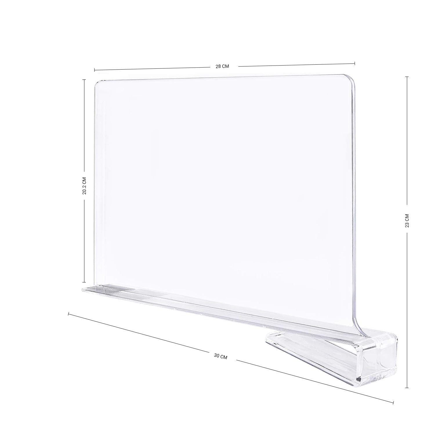 Acrylic Shelf Dividers