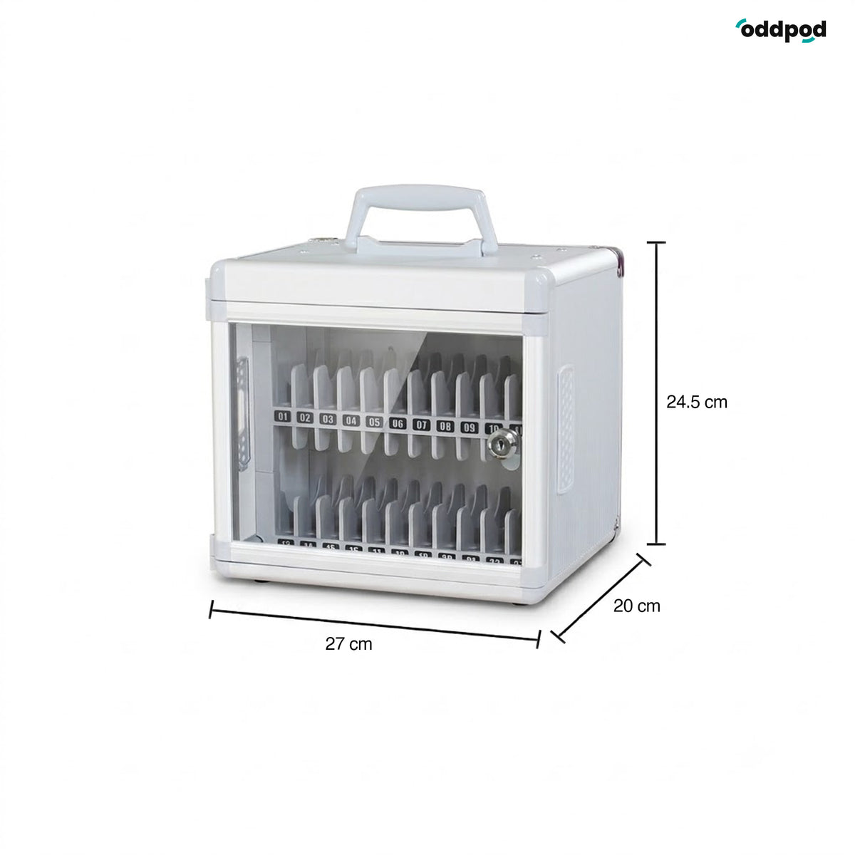 Premium Mobile Storage Box - 24 Slots