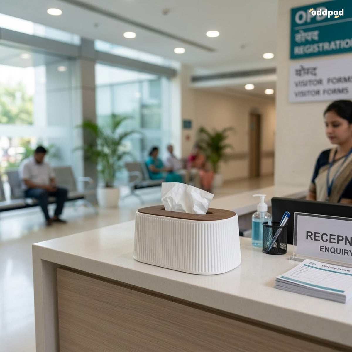 Pleat Tissue Holder - oddpod