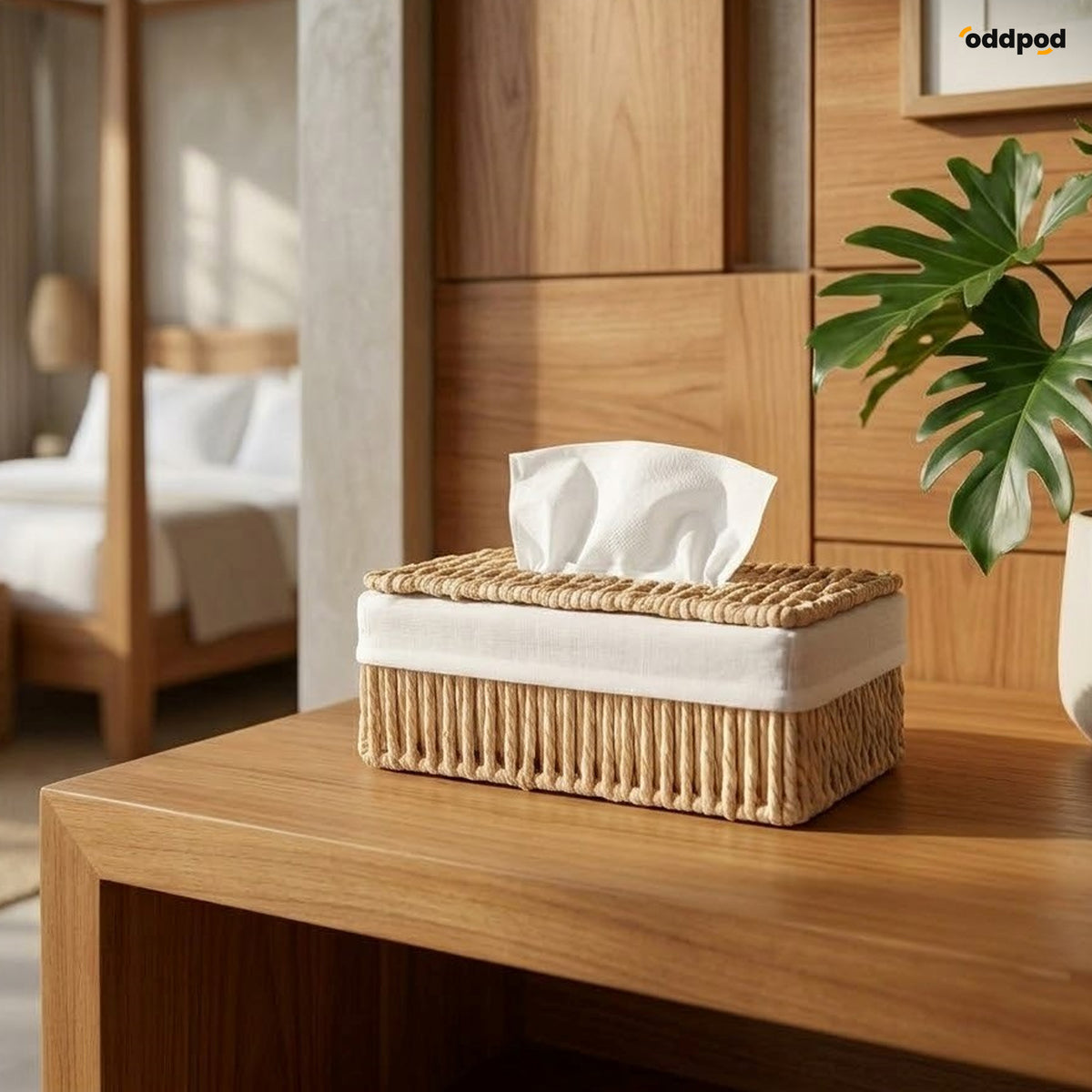 Linea Paper Thread Tissue Holder