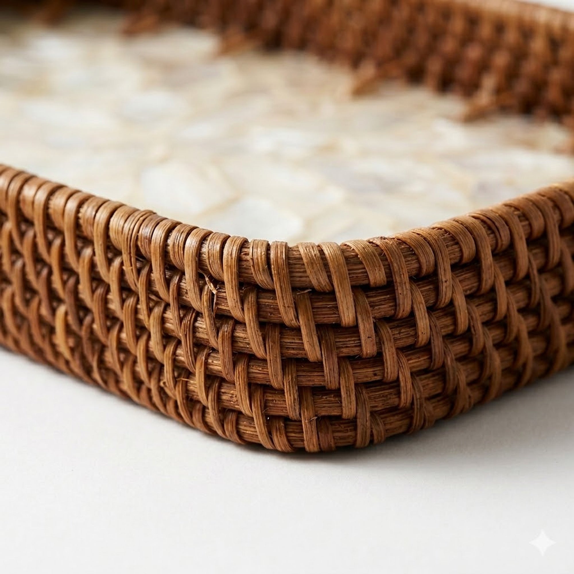 Rattan trays - Petal