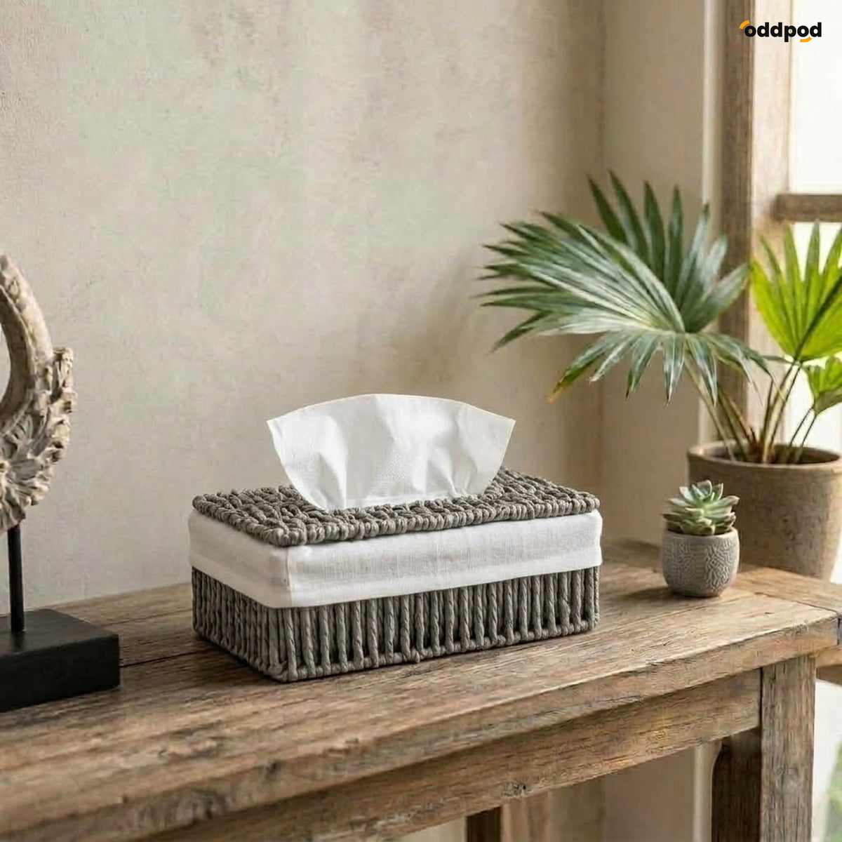 Linea Paper Thread Tissue Holder