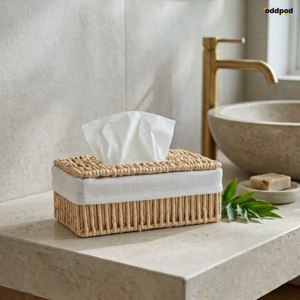 Linea Paper Thread Tissue Holder