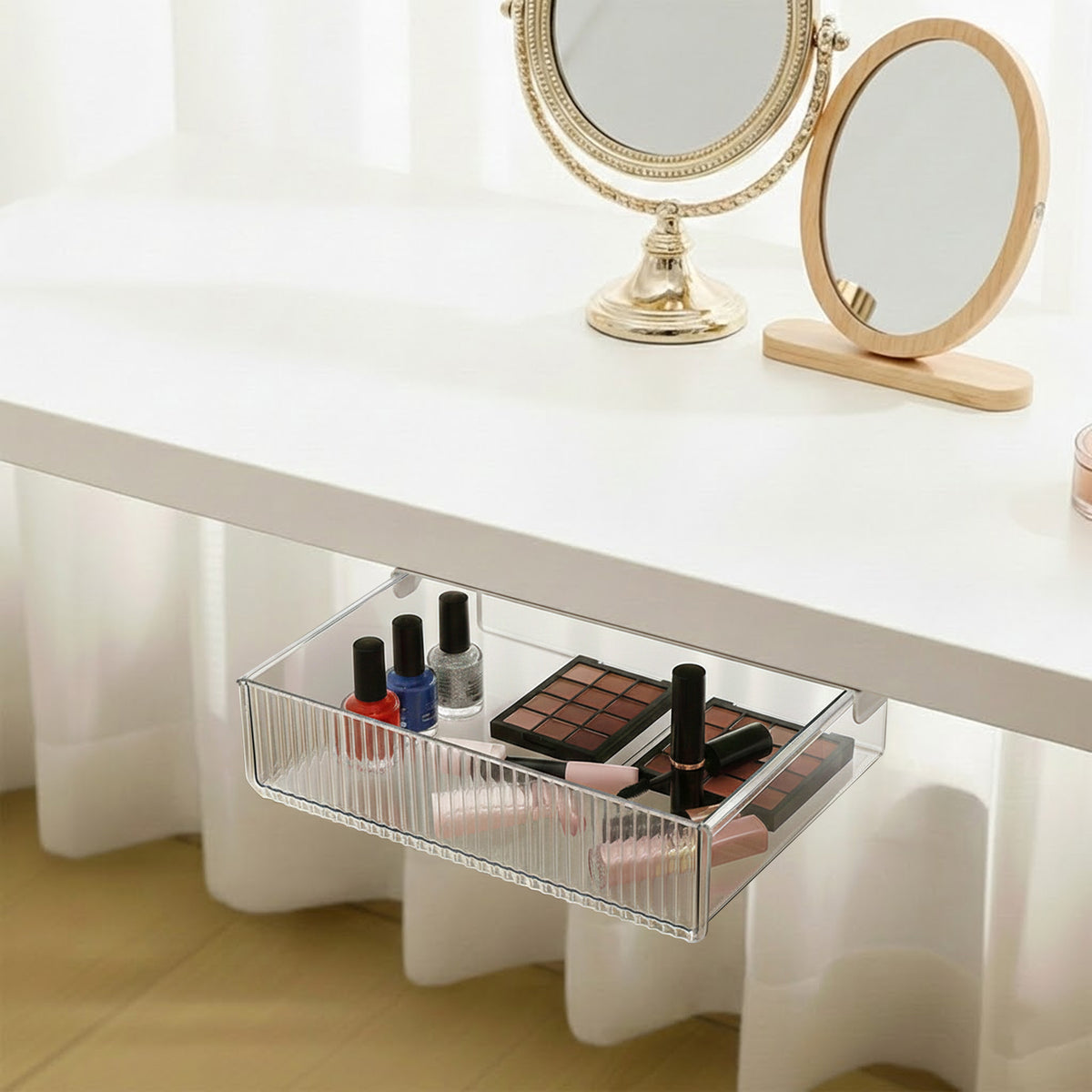 Fluted Hidden Drawer - Medium - oddpod