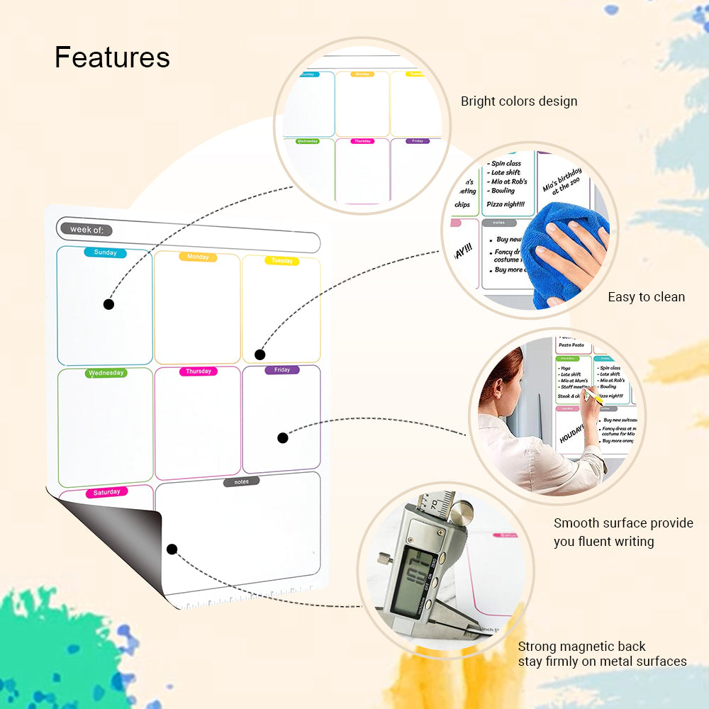 Magnetic Weekly Planner - A4