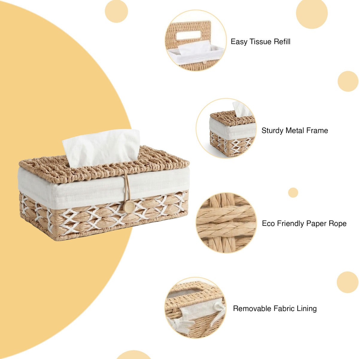 Intera Paper Thread Tissue Holder