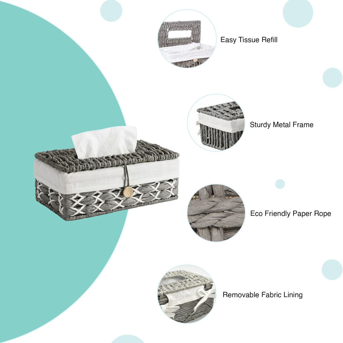 Intera Paper Thread Tissue Holder