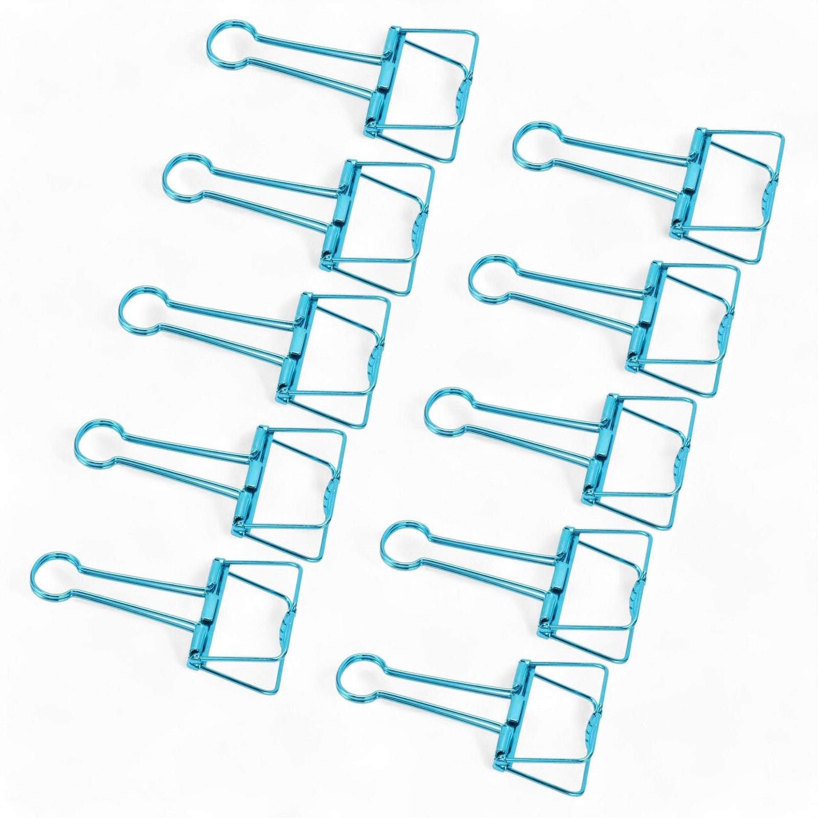 Wiro Binder Clips - Metallic Blue