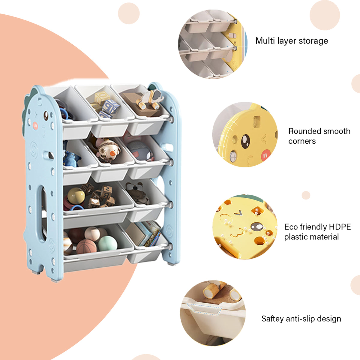 Compact Toy Storage Organizer - oddpod