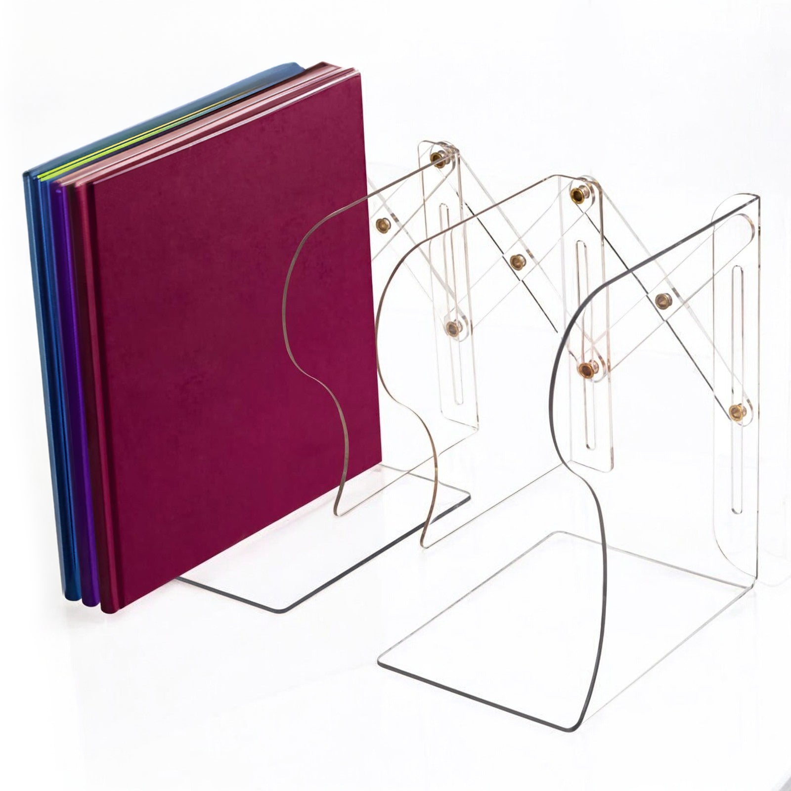 Expandable Bookend - Clear