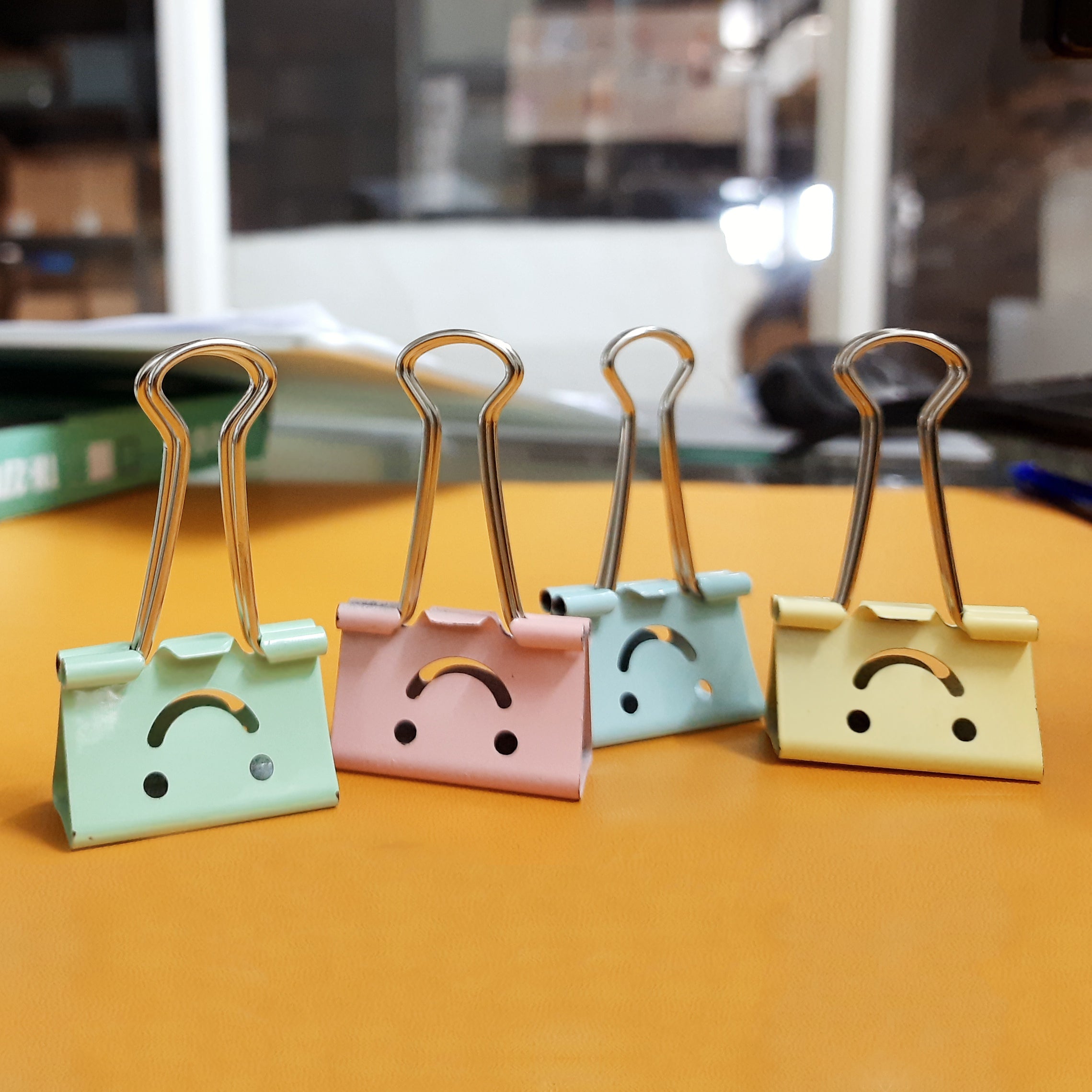 Smiley Binder Clips