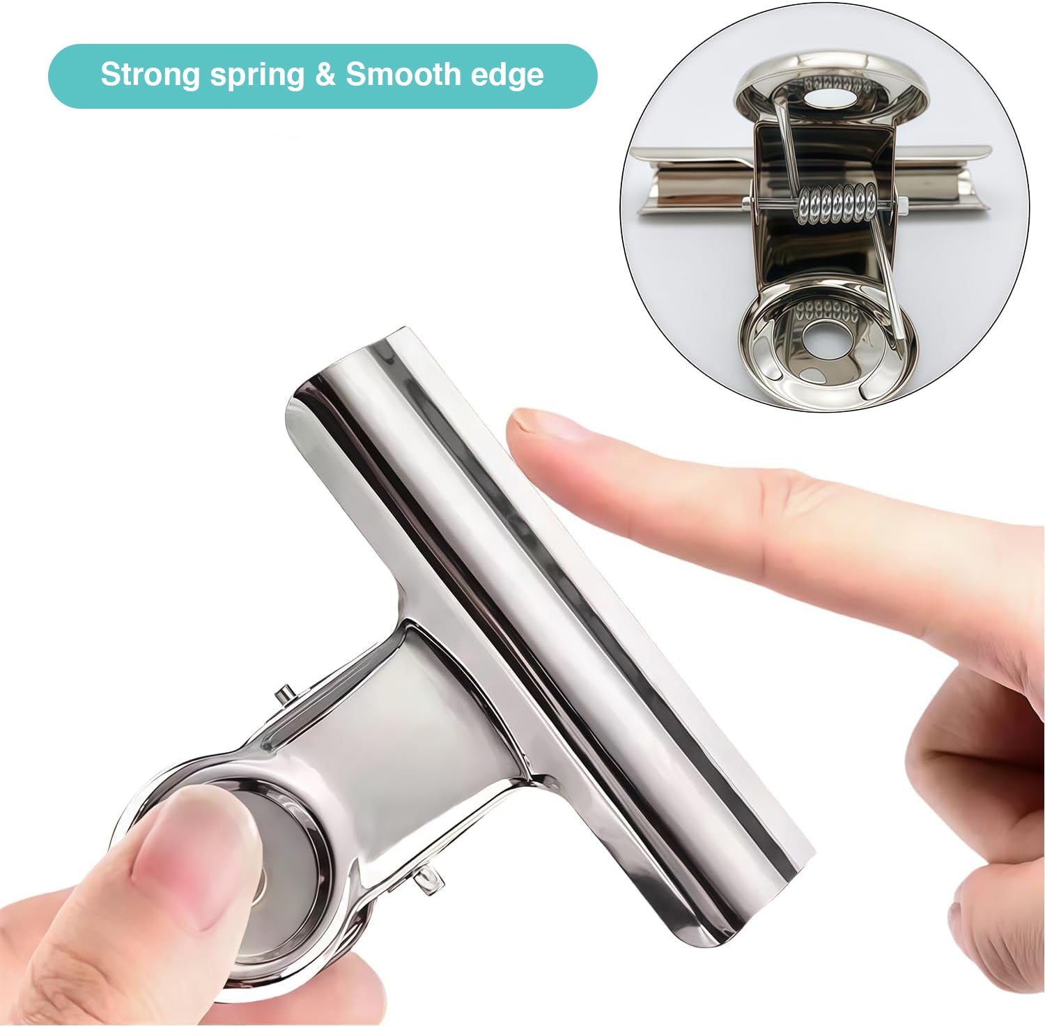 Medium Bulldog Steel Clips