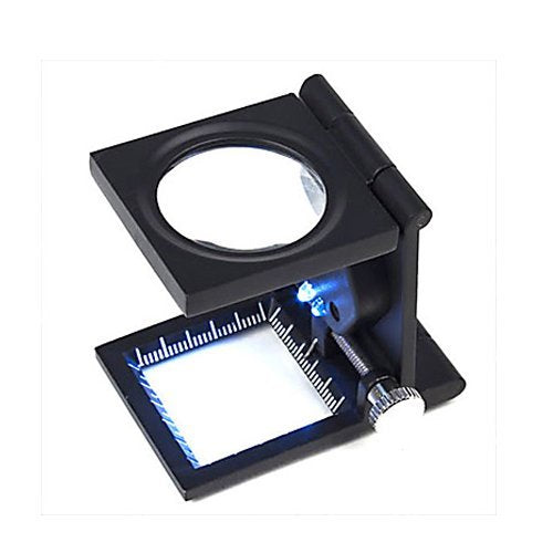 10X Folding Magnifier LED