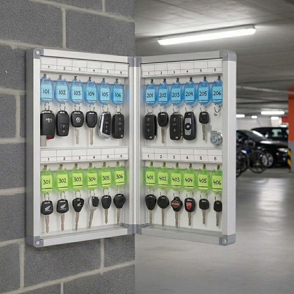 Aluminum Key Box - 24 Slots - oddpod