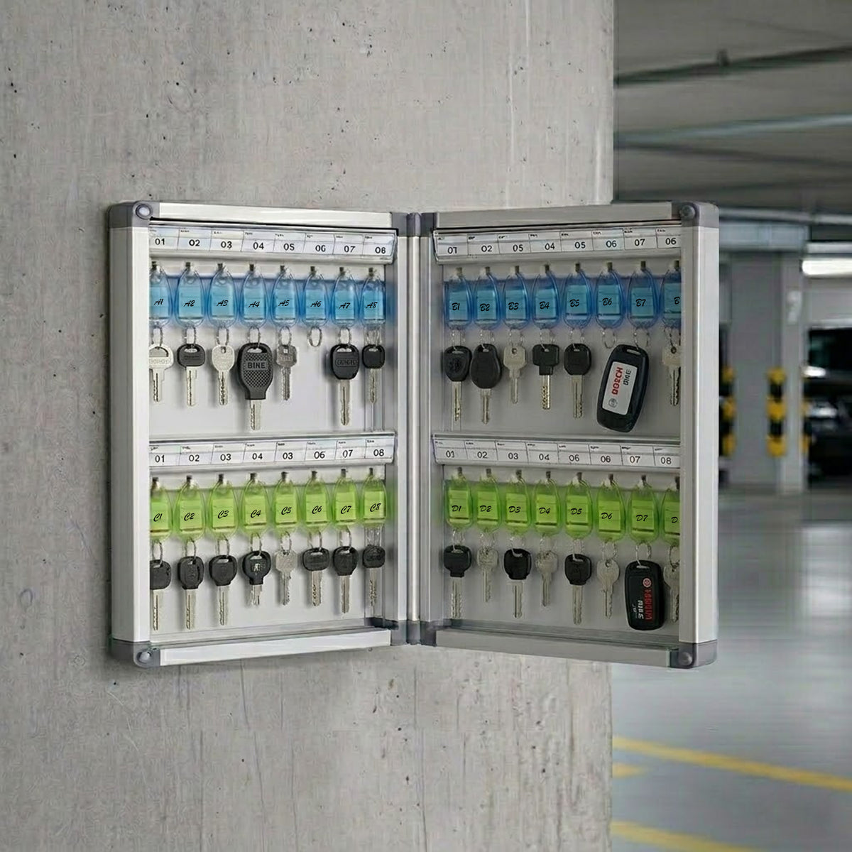Aluminum Key Box - 32 Slots - oddpod