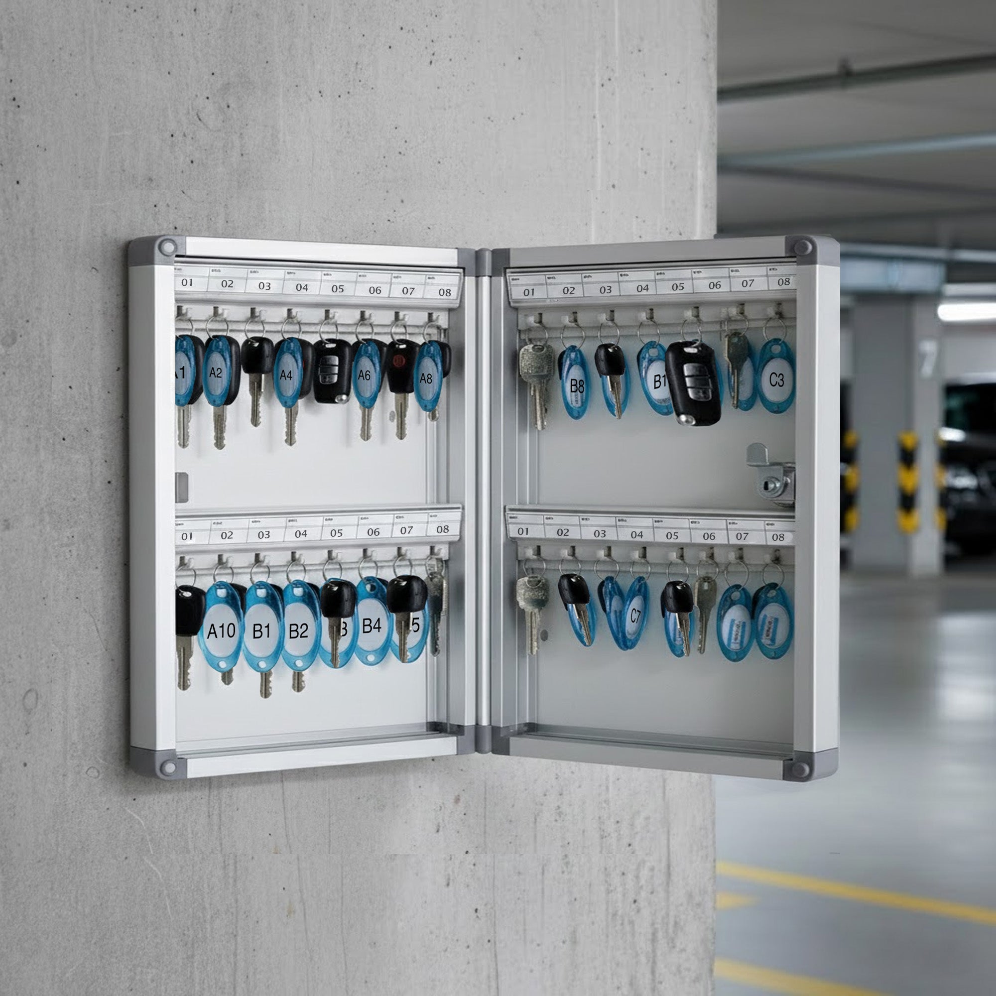 Aluminum Key Box - 32 Slots - oddpod