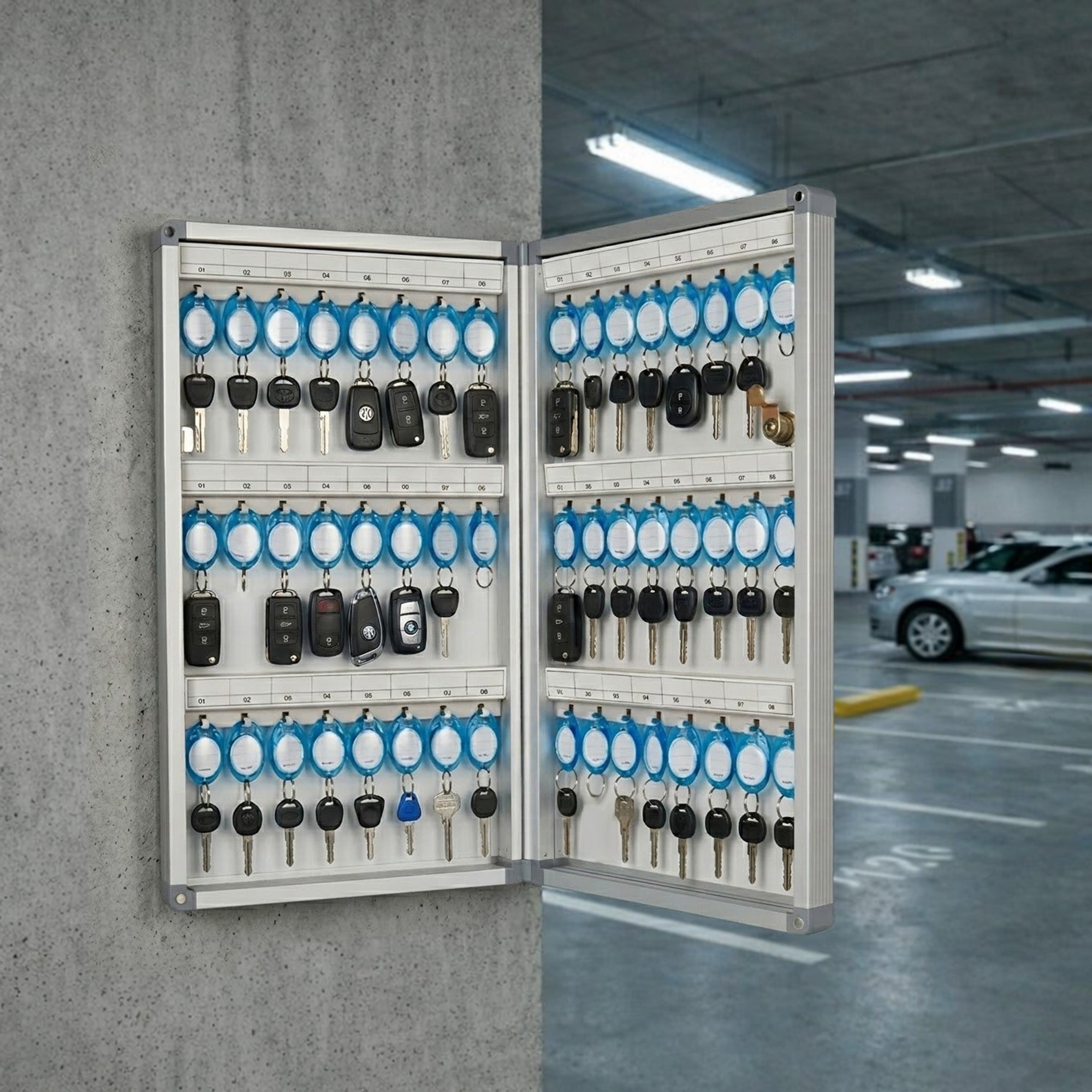 Aluminum Key Box - 48 Slots - oddpod