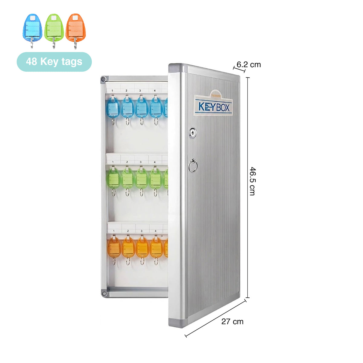 Aluminum Key Box - 48 Slots - oddpod