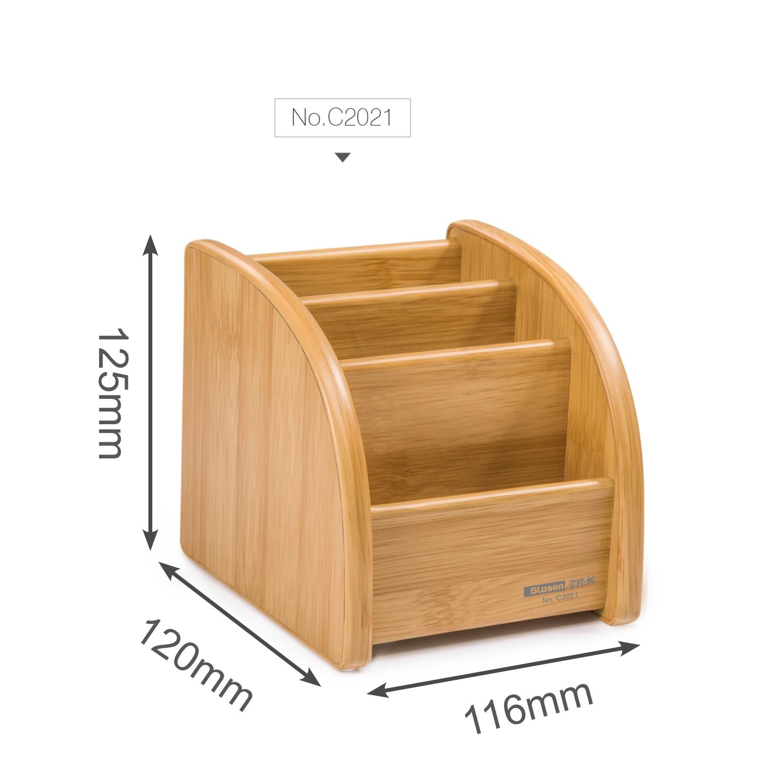 Compact Wooden Pen Stand