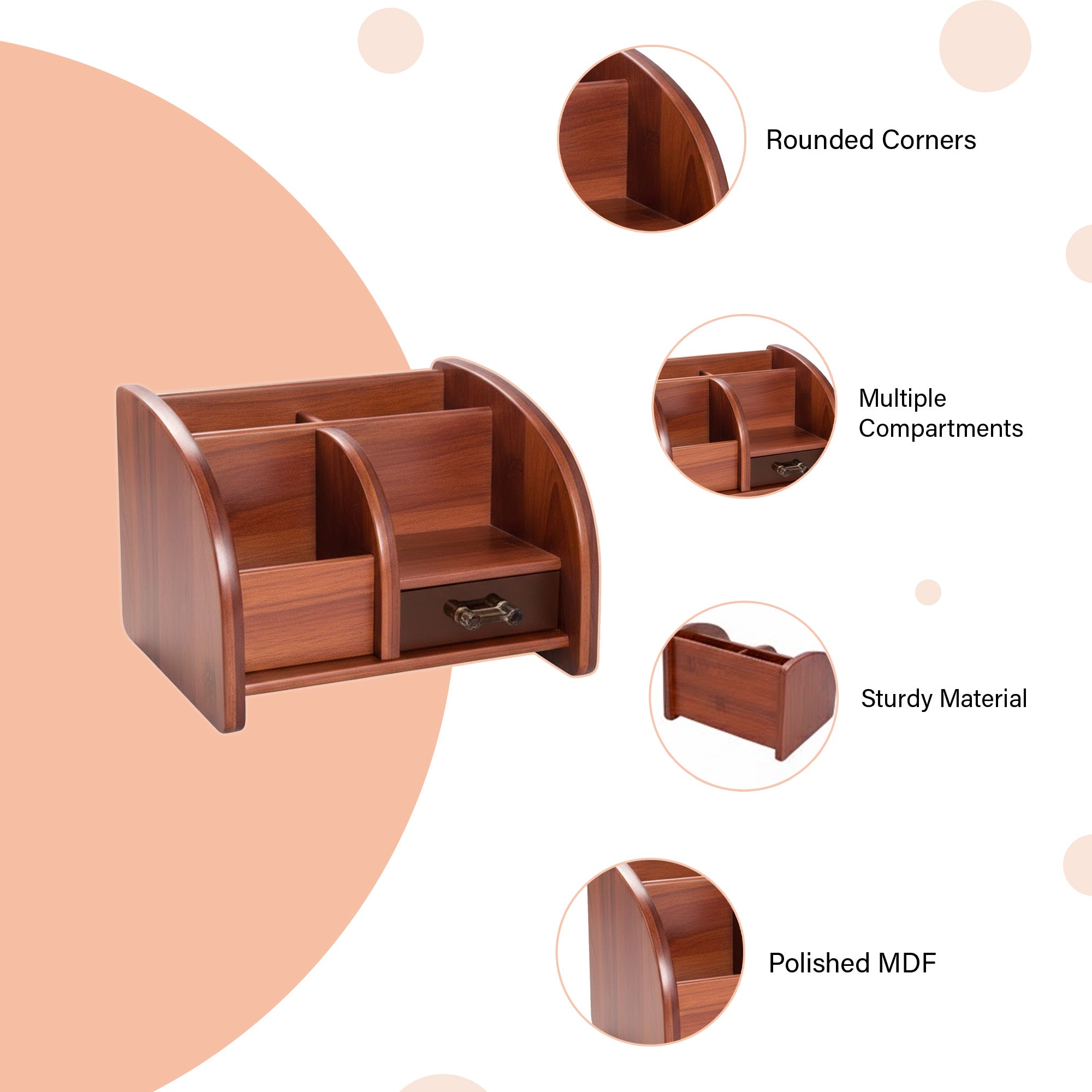 Standard Wooden Pen Stand