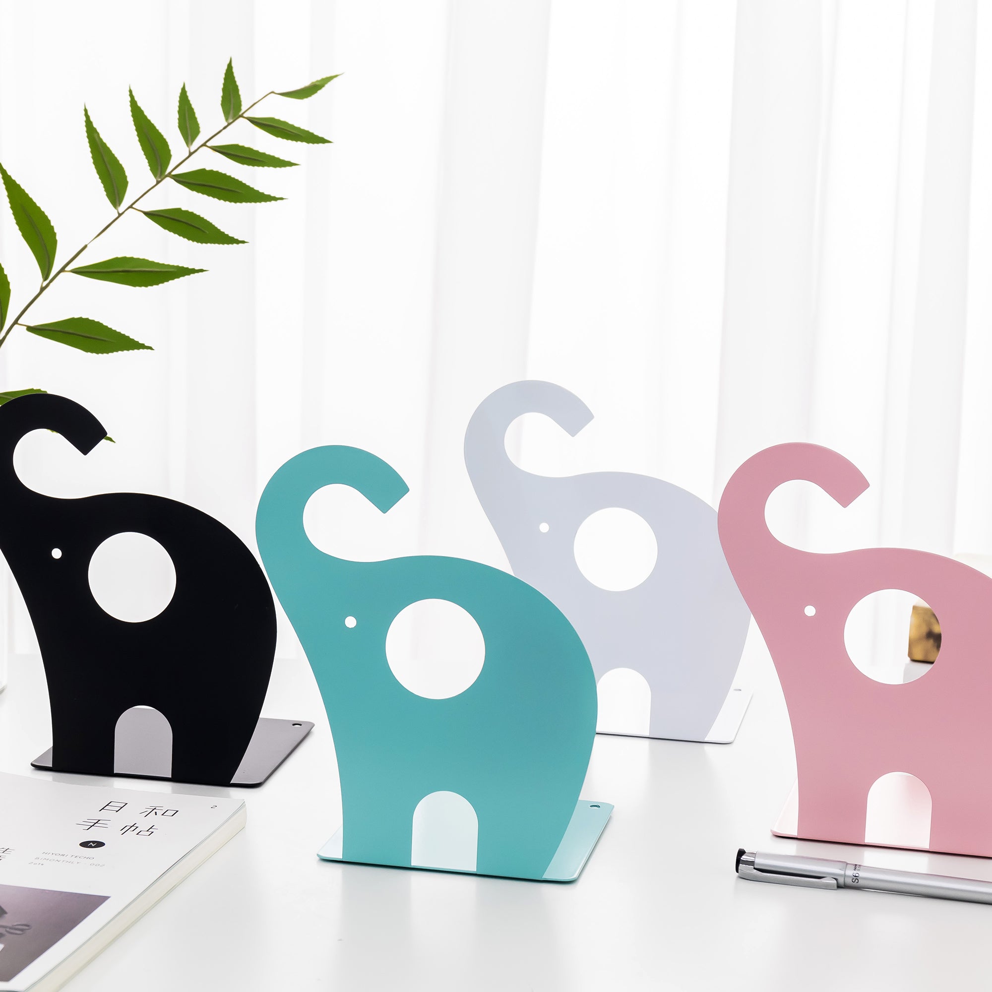 Elephant Bookends