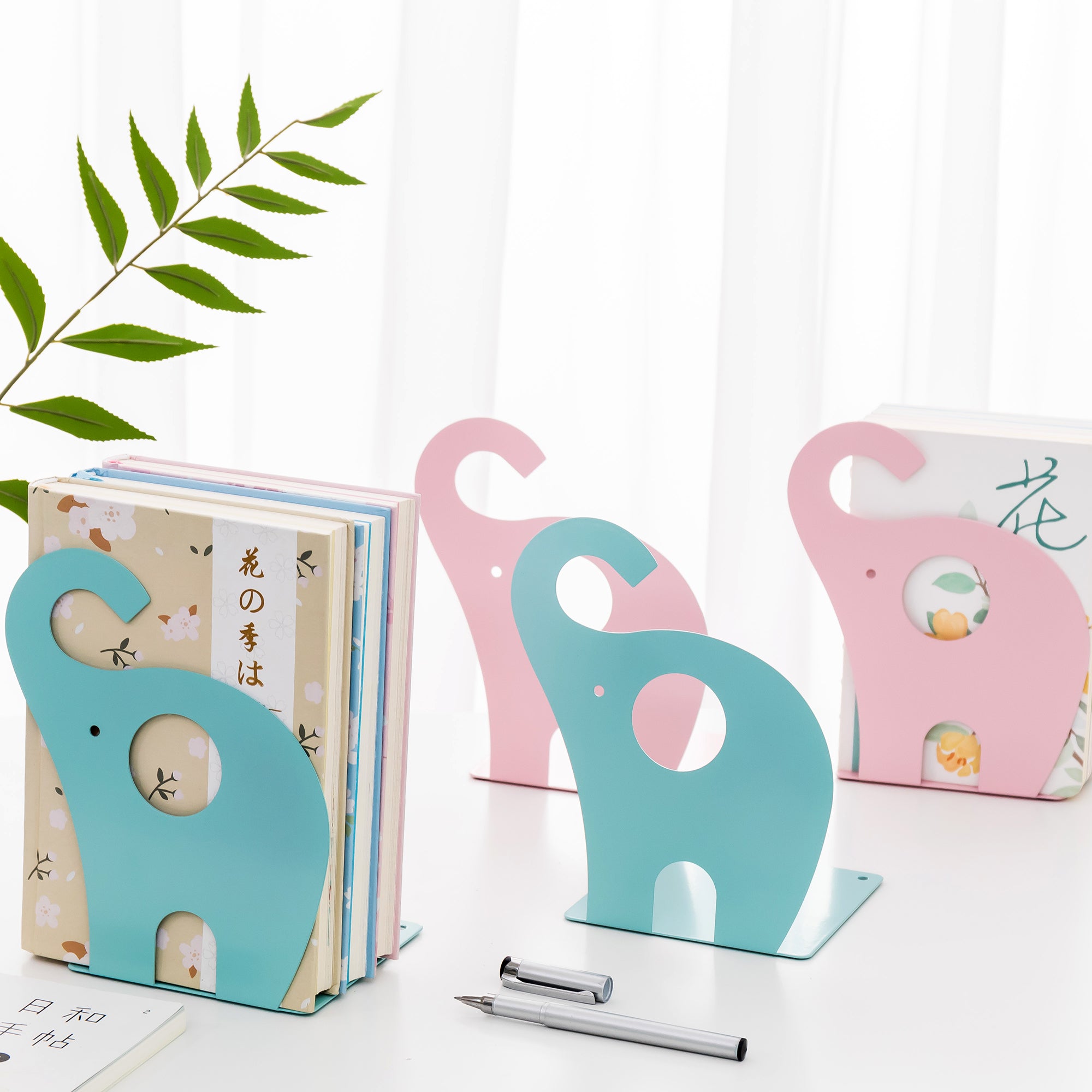 Elephant Bookends