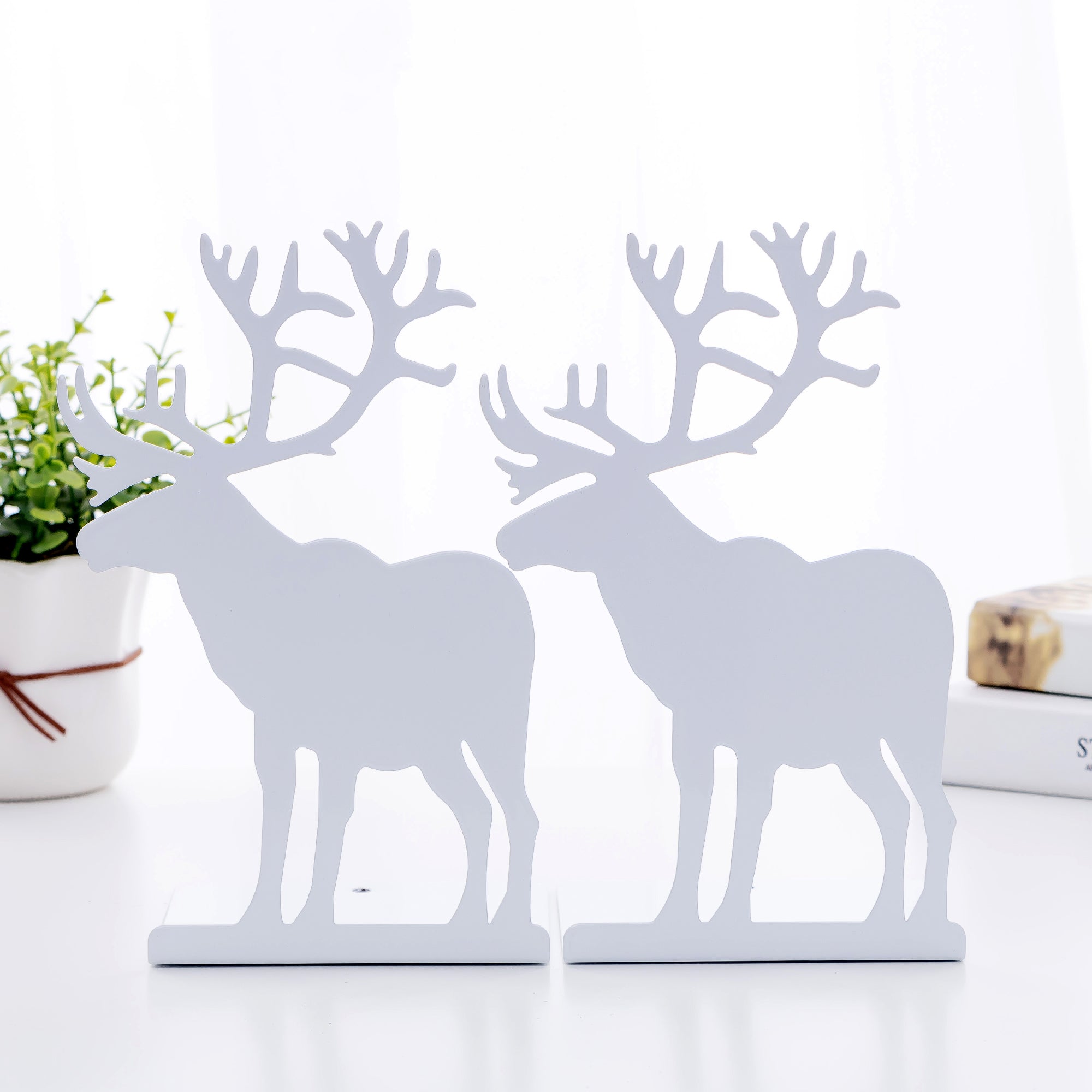 Deer Bookends