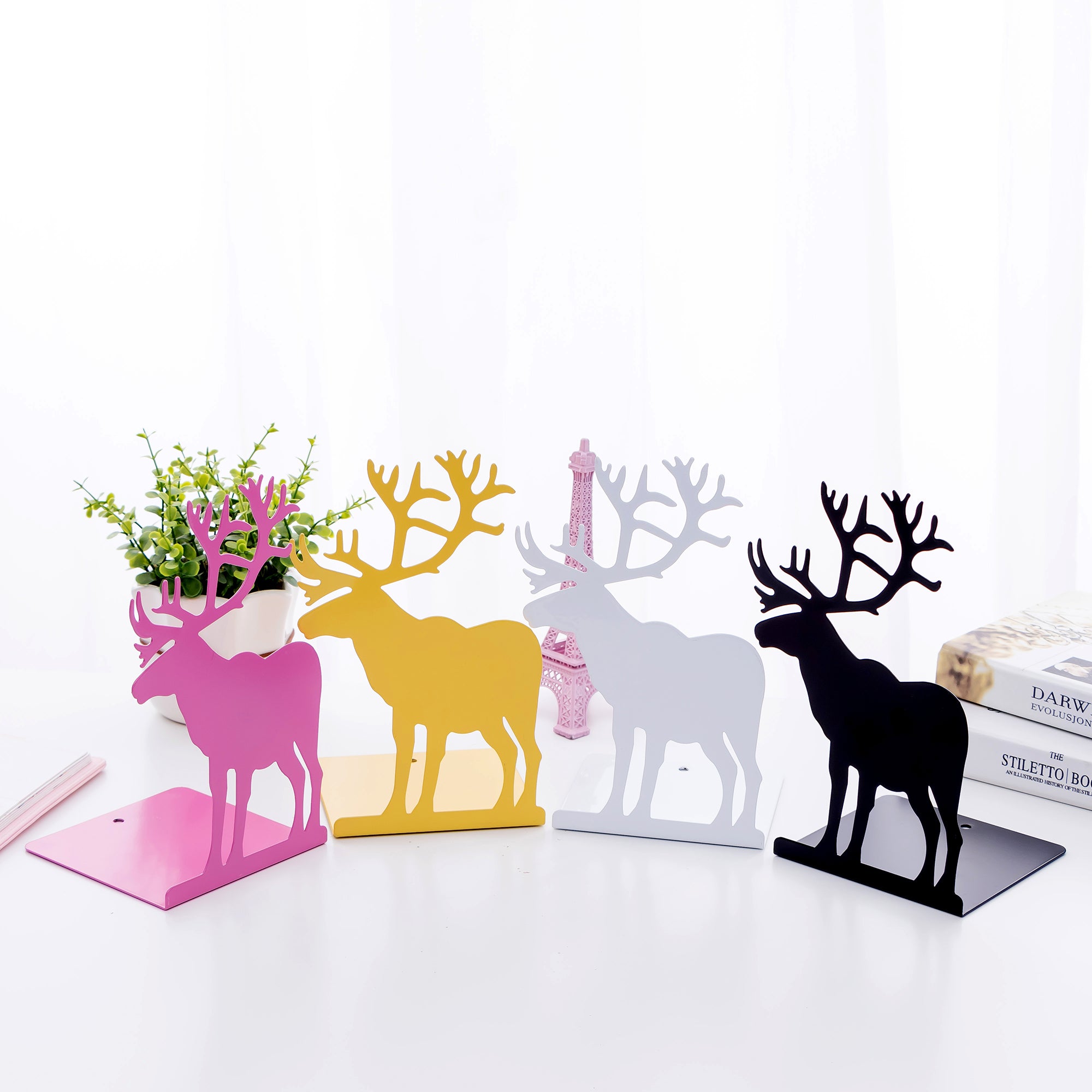 Deer Bookends