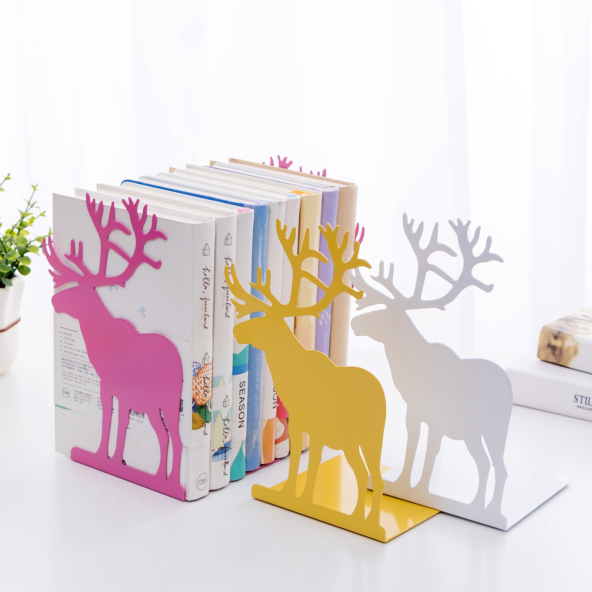 Deer Bookends