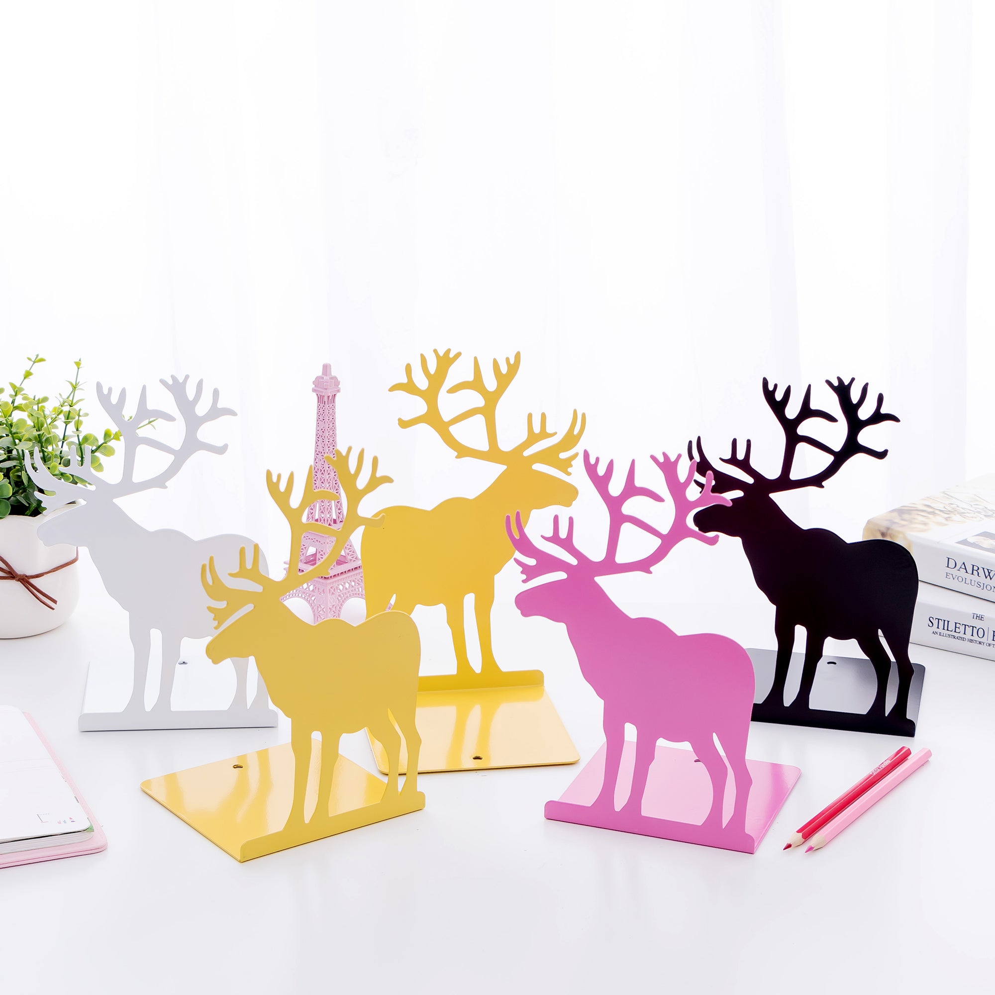 Deer Bookends