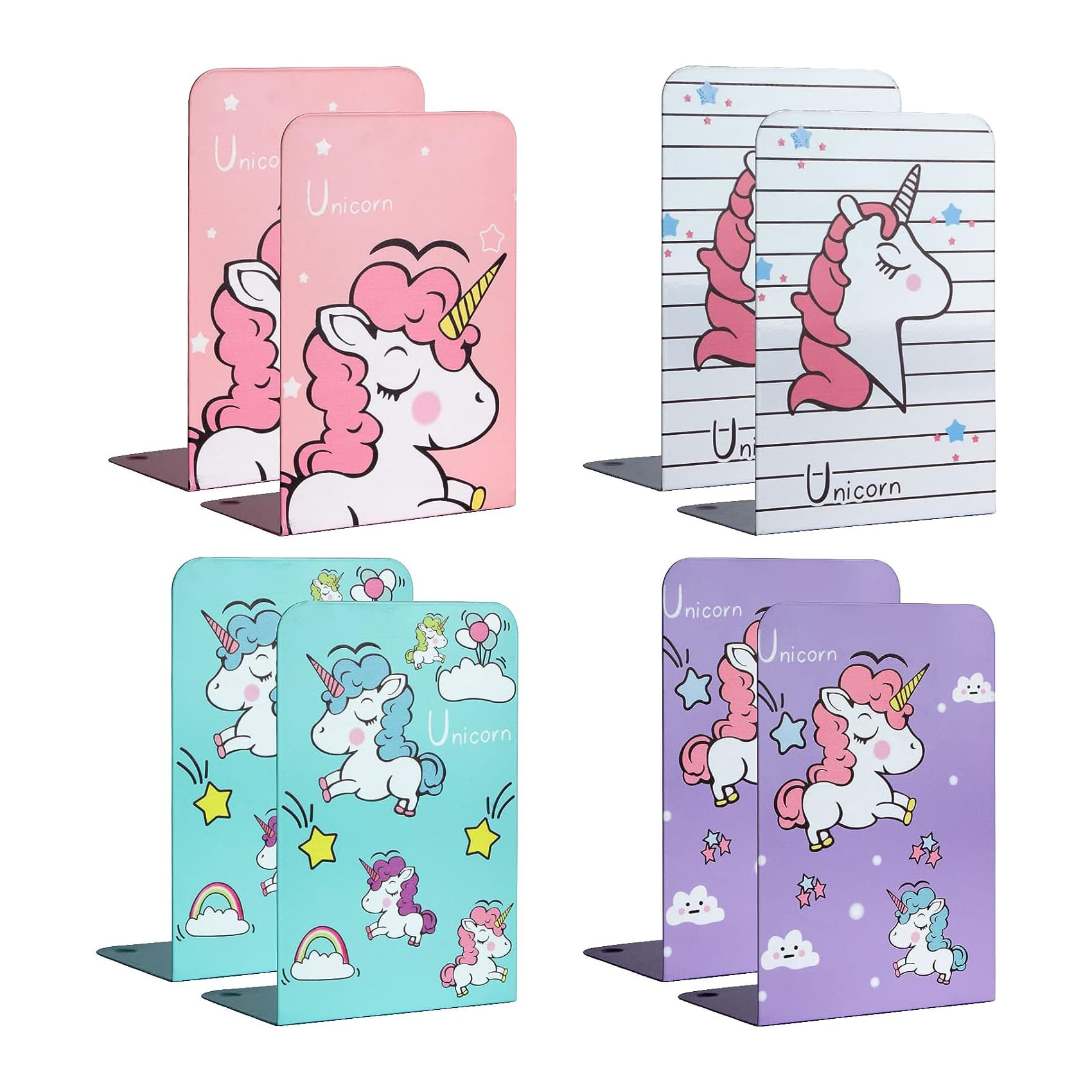 Unicorn Bookends