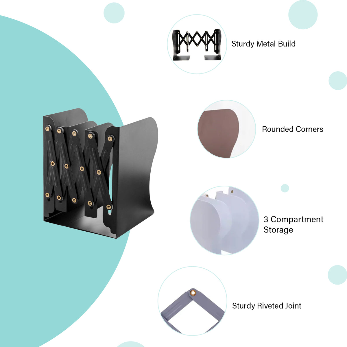 Expandable Bookend - Simplex - oddpod