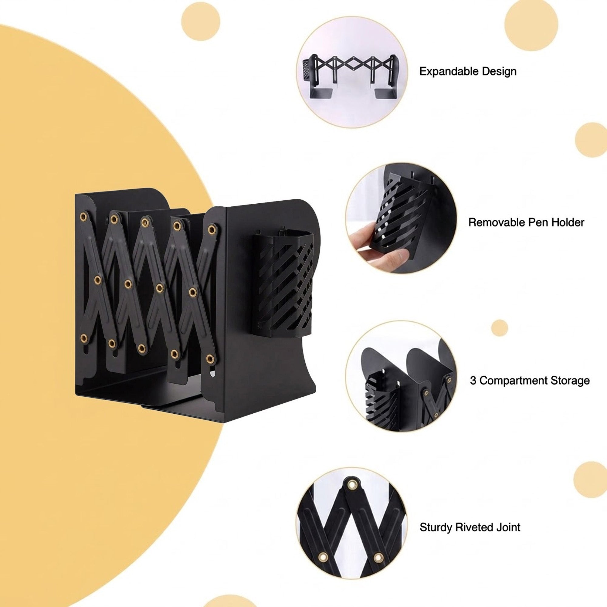 Expandable Bookend - XO