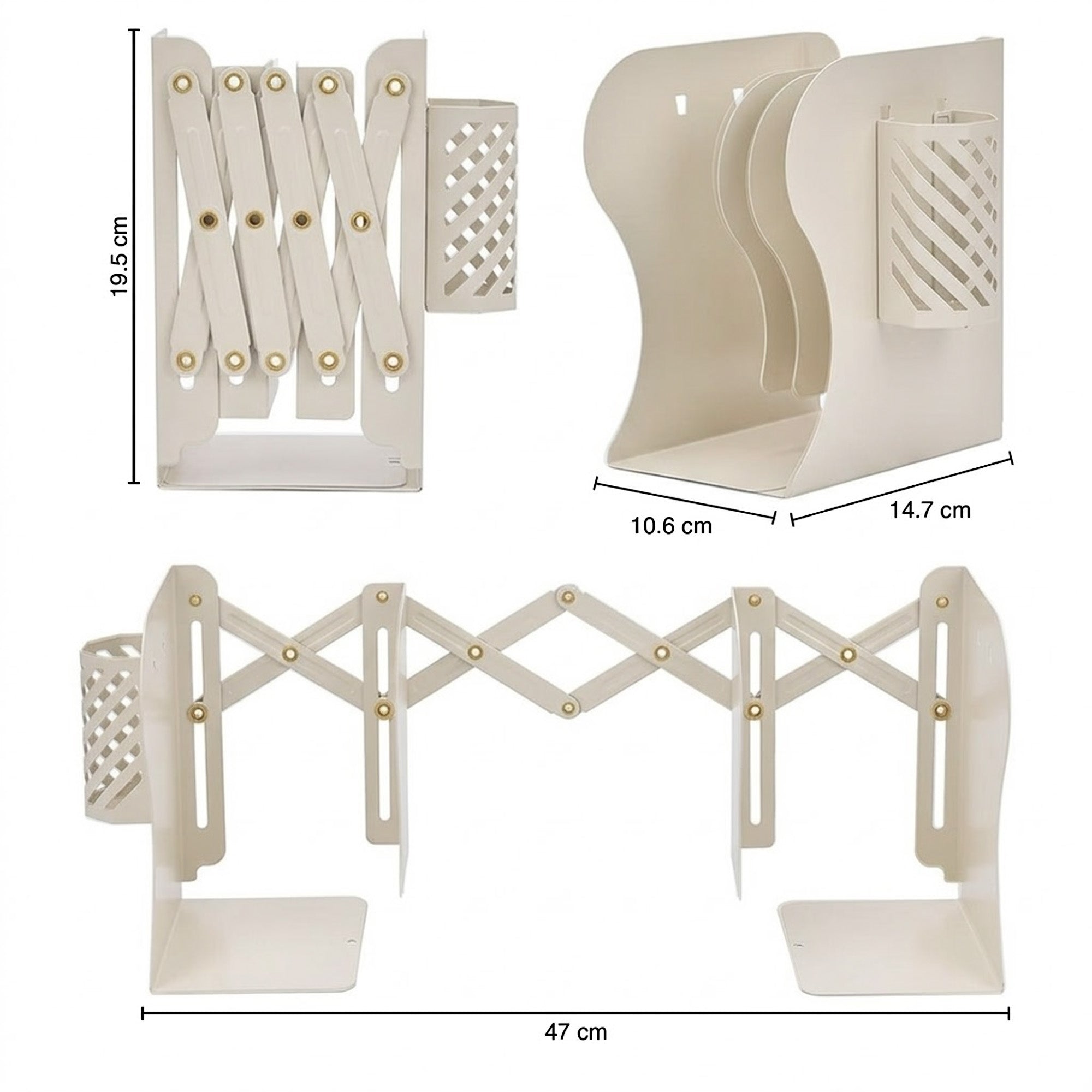 Expandable Bookend - XO