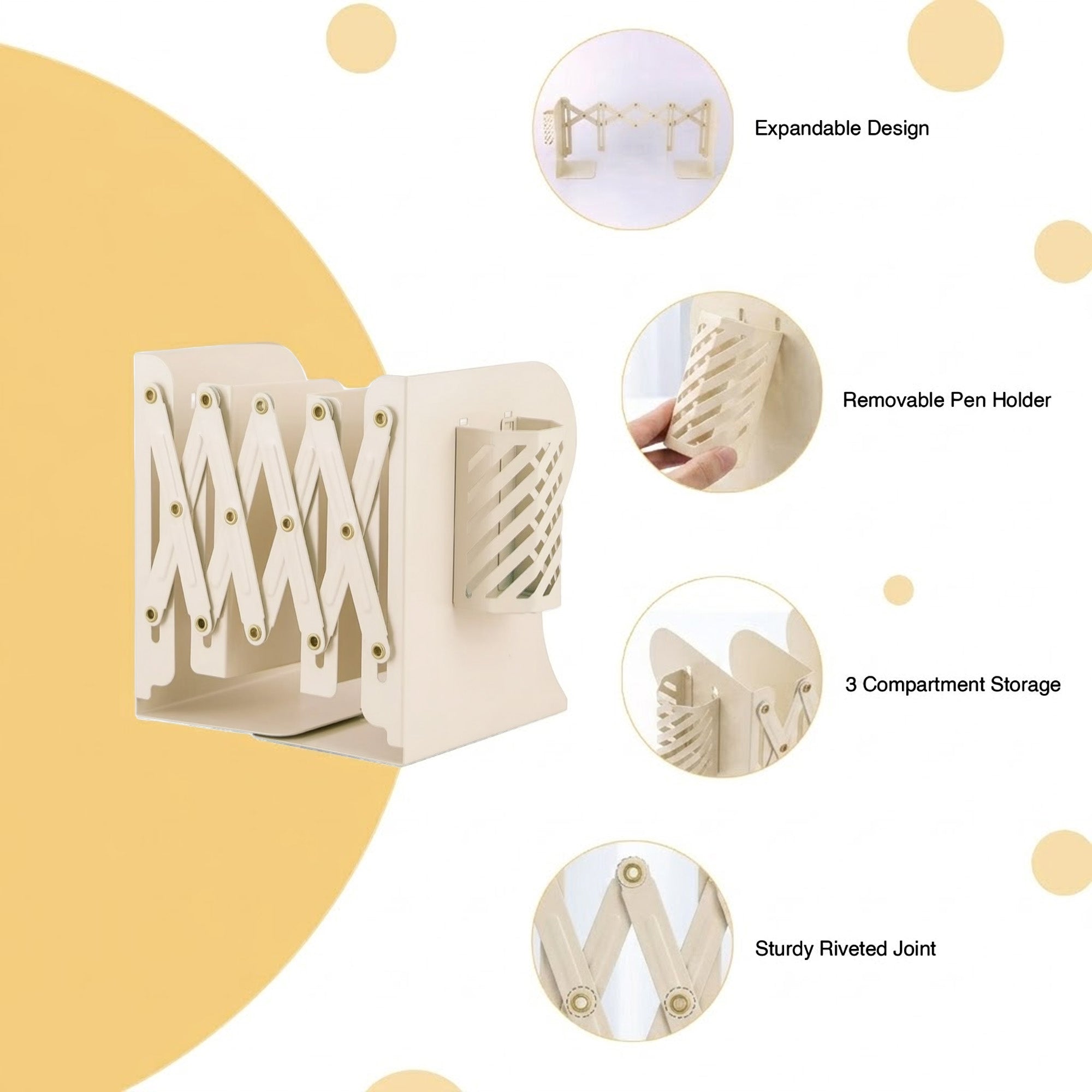 Expandable Bookend - XO