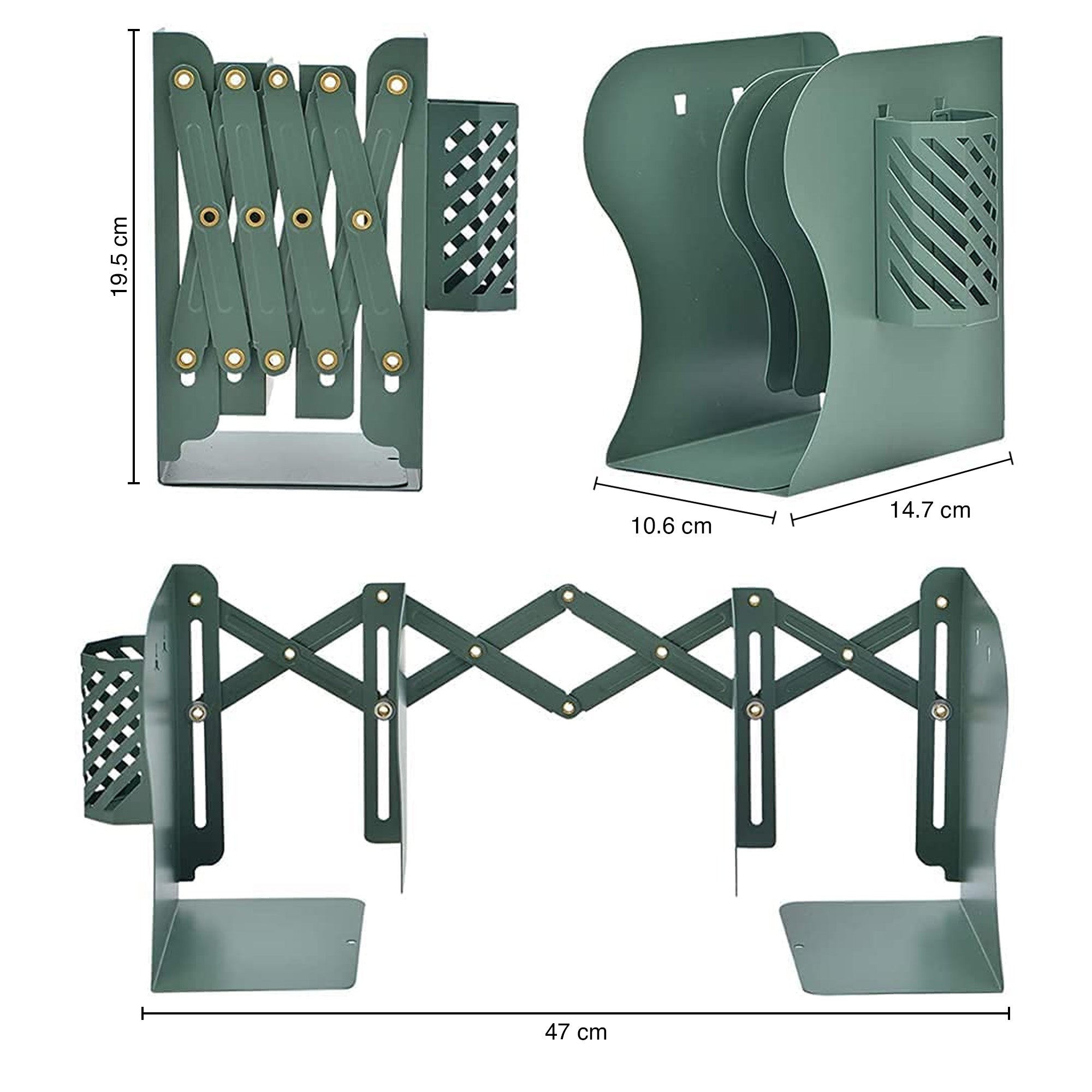 Expandable Bookend - XO