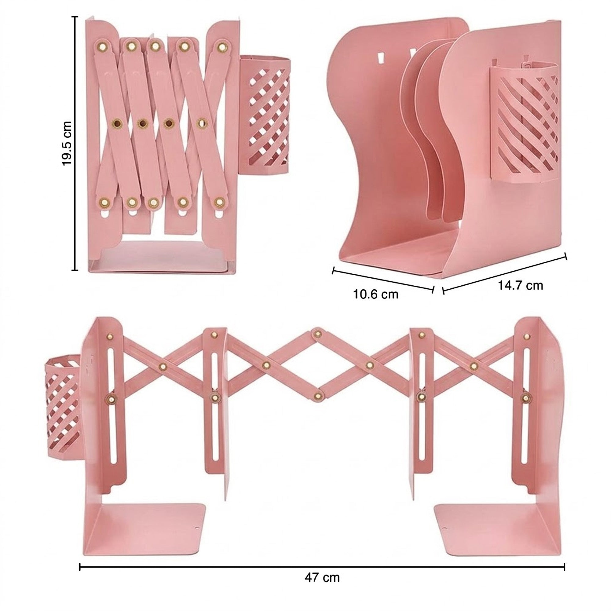 Expandable Bookend - XO