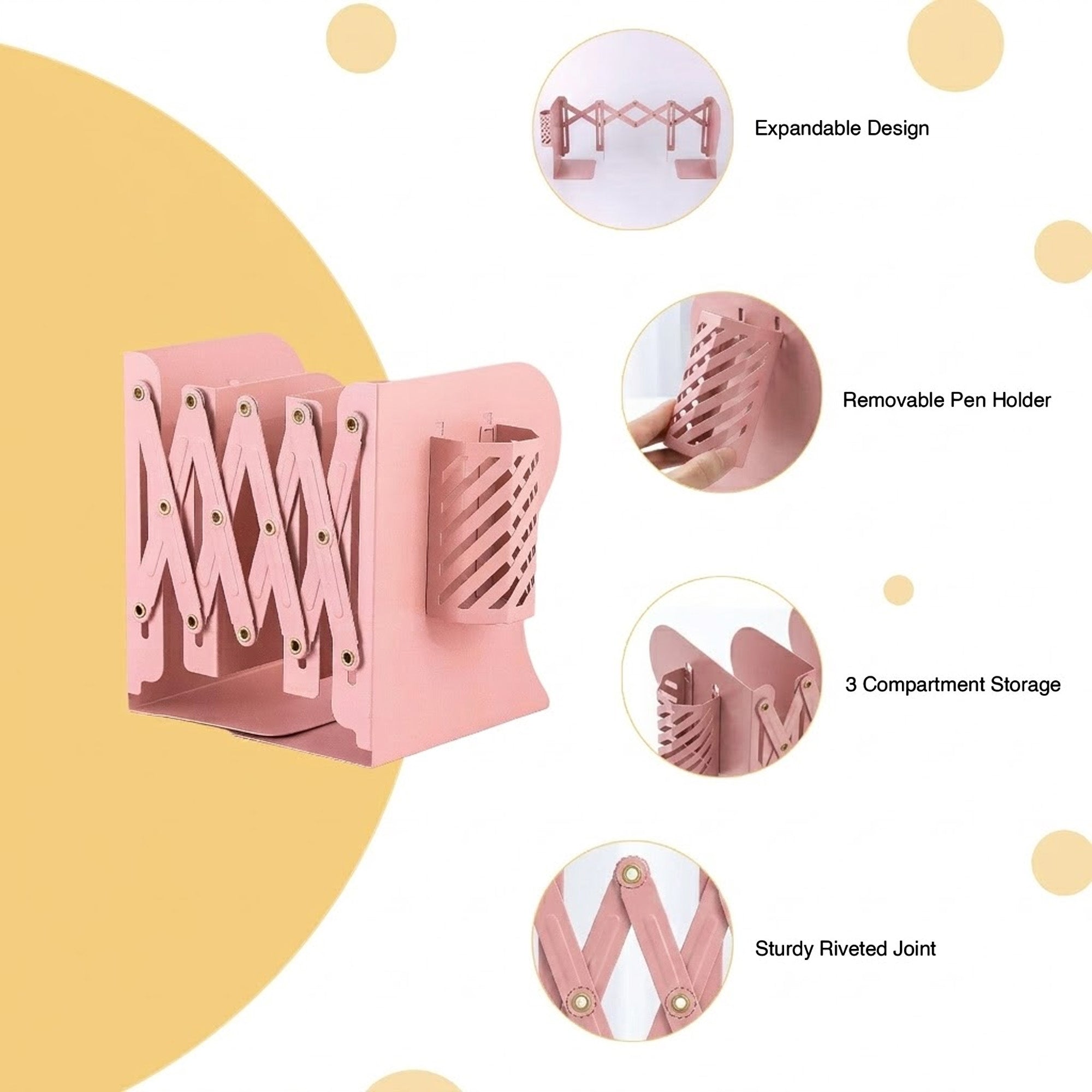 Expandable Bookend - XO