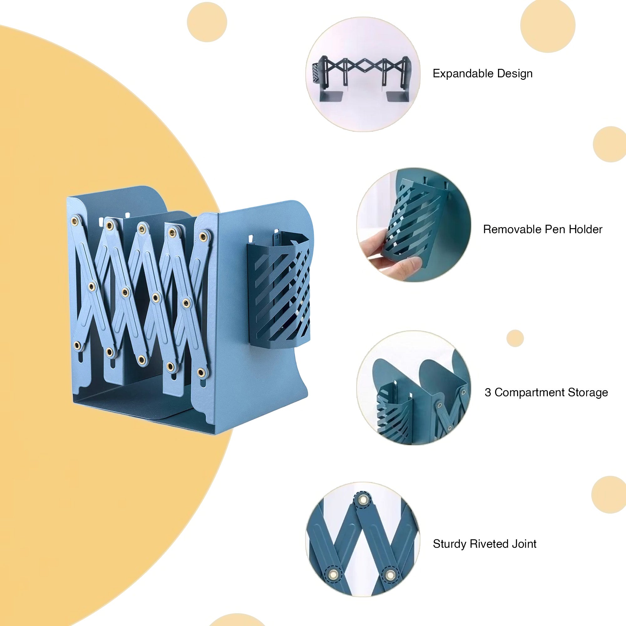 Expandable Bookend - XO