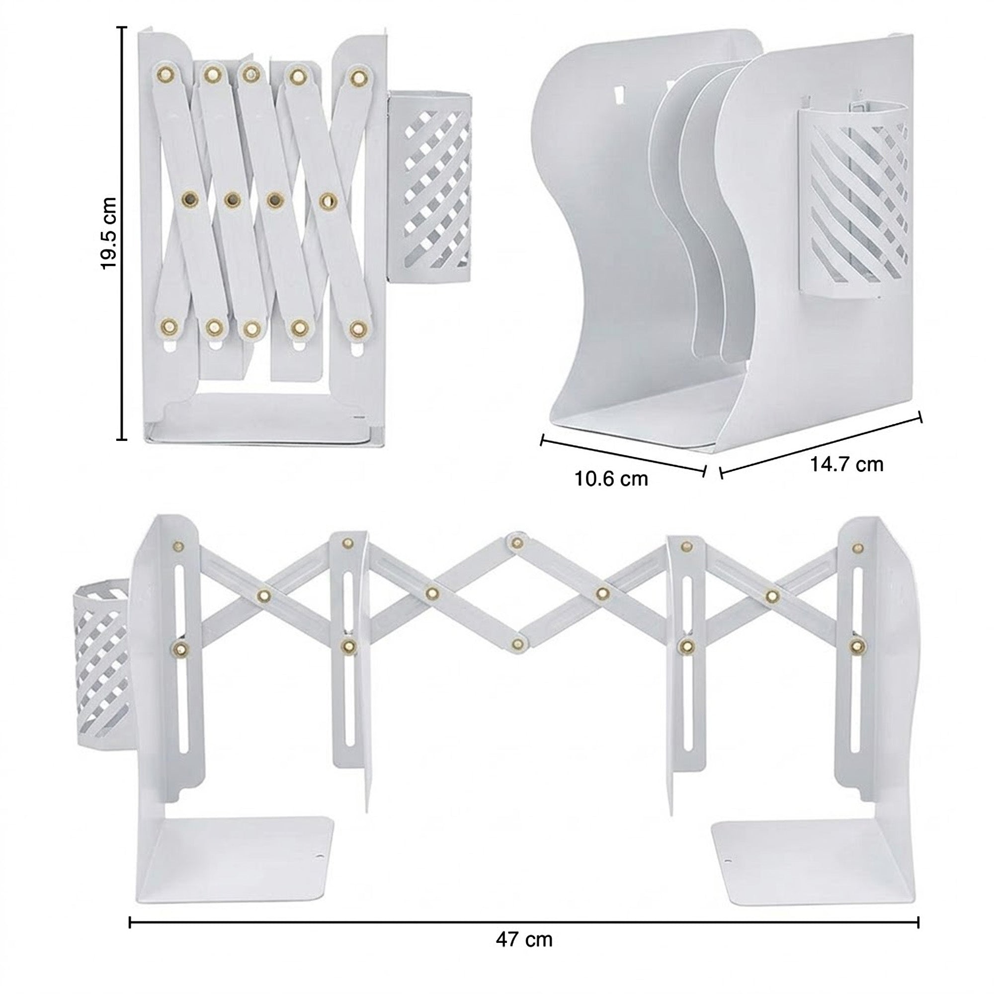 Expandable Bookend - XO