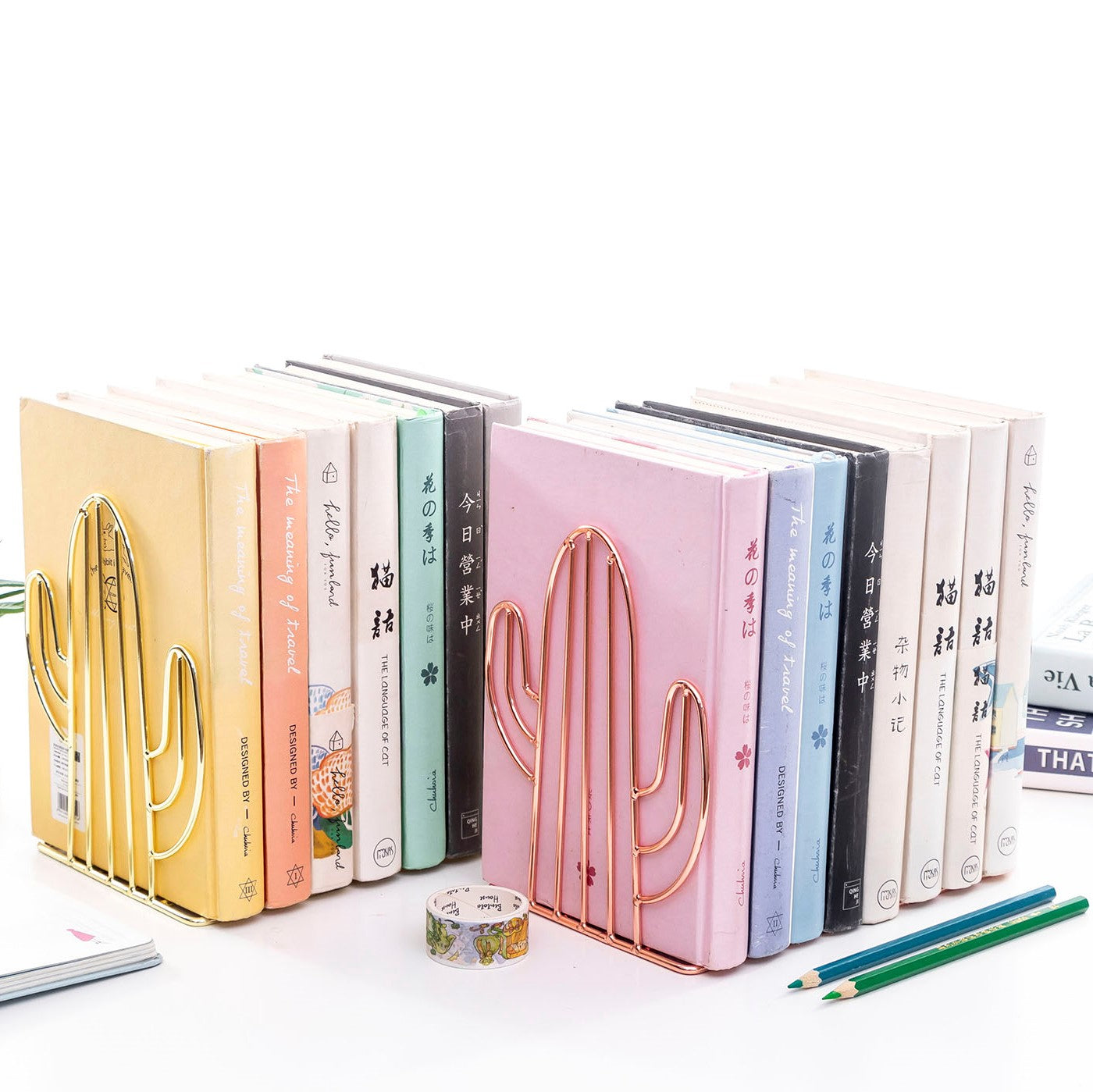 Cactus Bookends